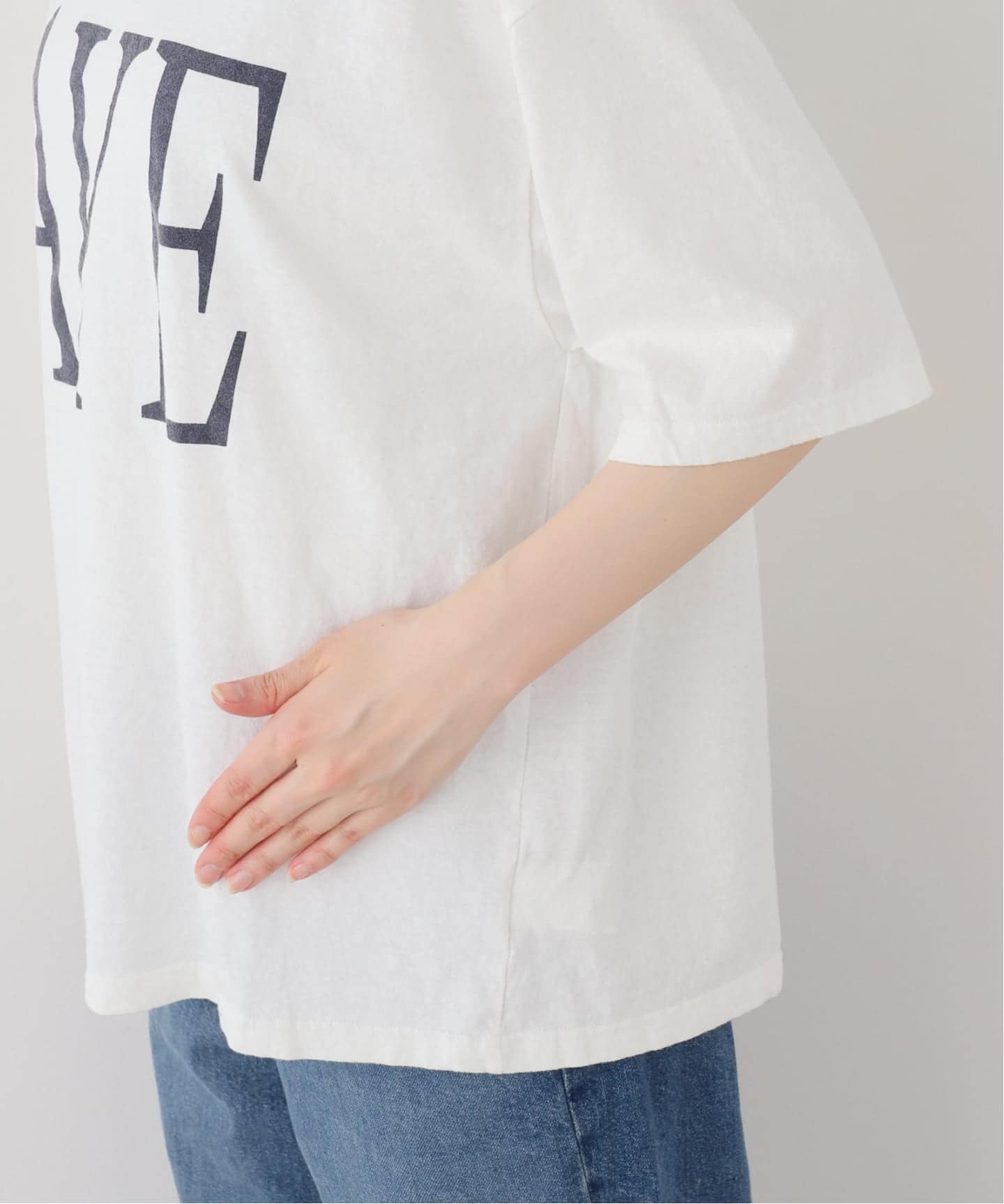 ラフィー天竺ネームロゴTEE（Tシャツ／カットソー）｜FRAMeWORK