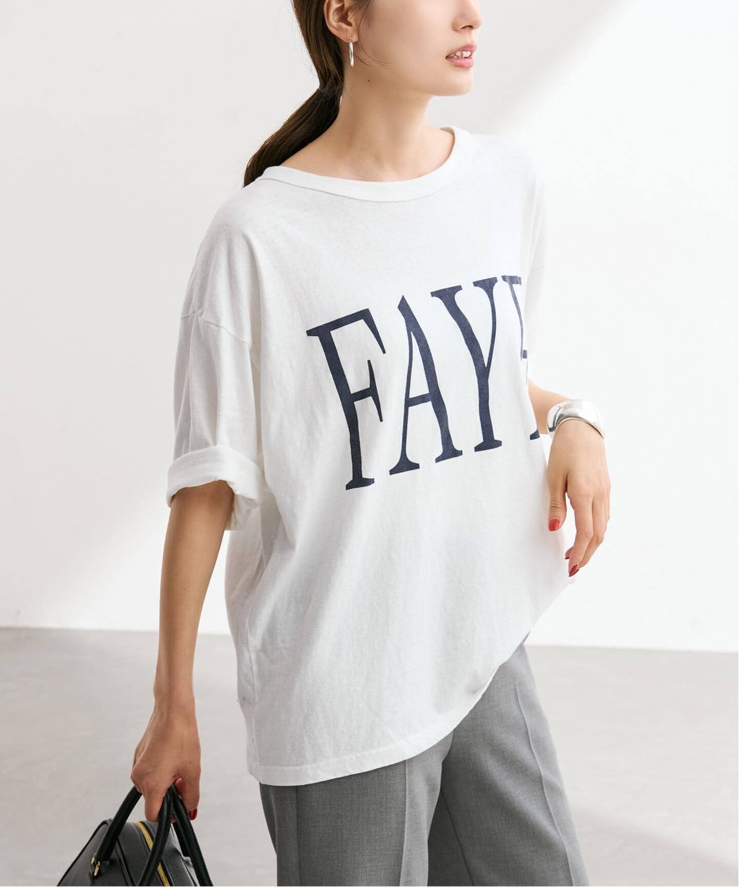 追加》ラフィー天竺ネームロゴTEE2（Tシャツ／カットソー）｜FRAMeWORK