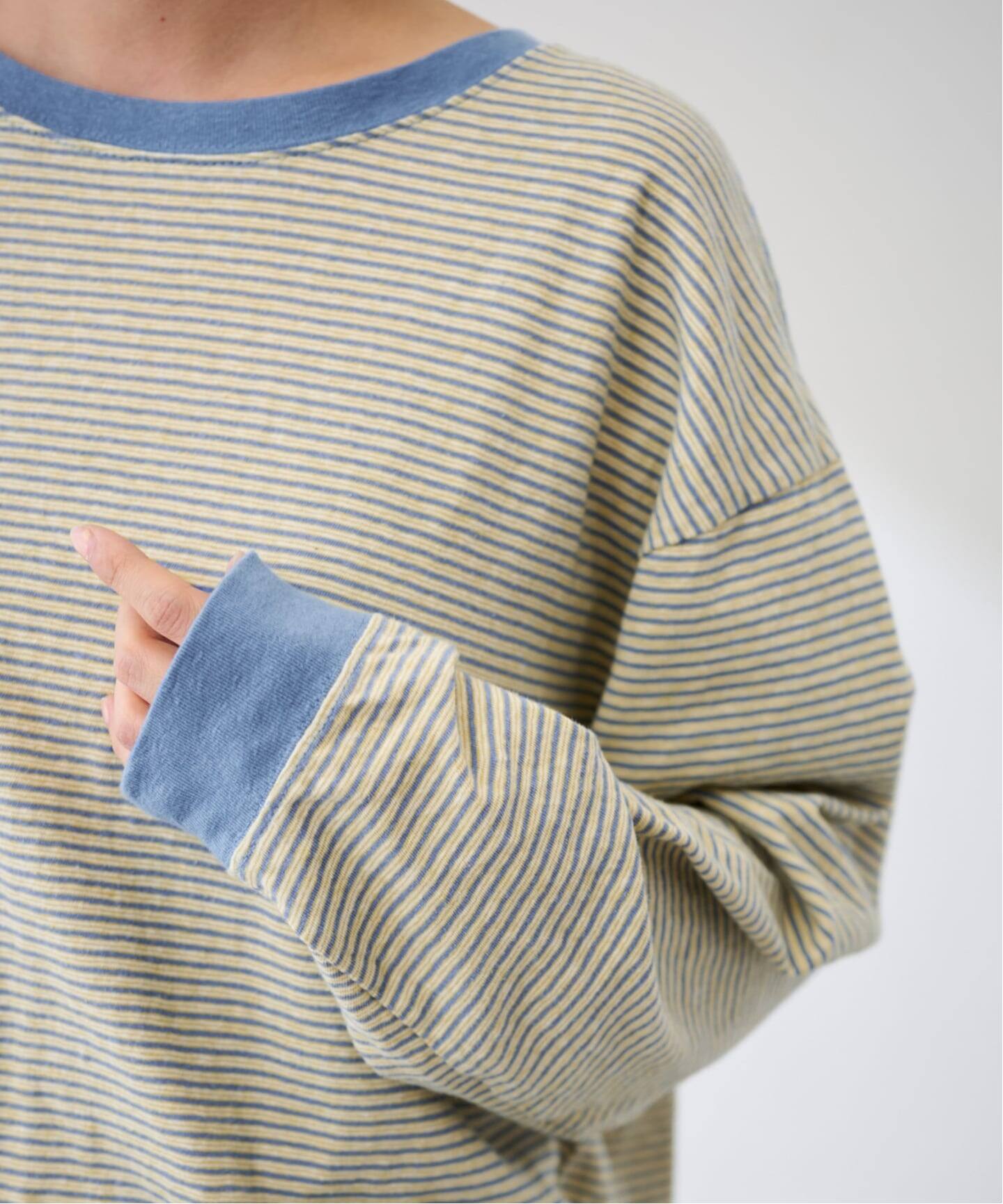 ≪予約≫マルチボーダーロンT（Tシャツ／カットソー）｜FRAMeWORK