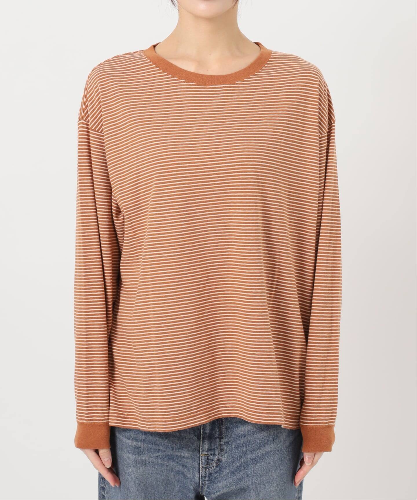 ≪予約≫マルチボーダーロンT（Tシャツ／カットソー）｜FRAMeWORK