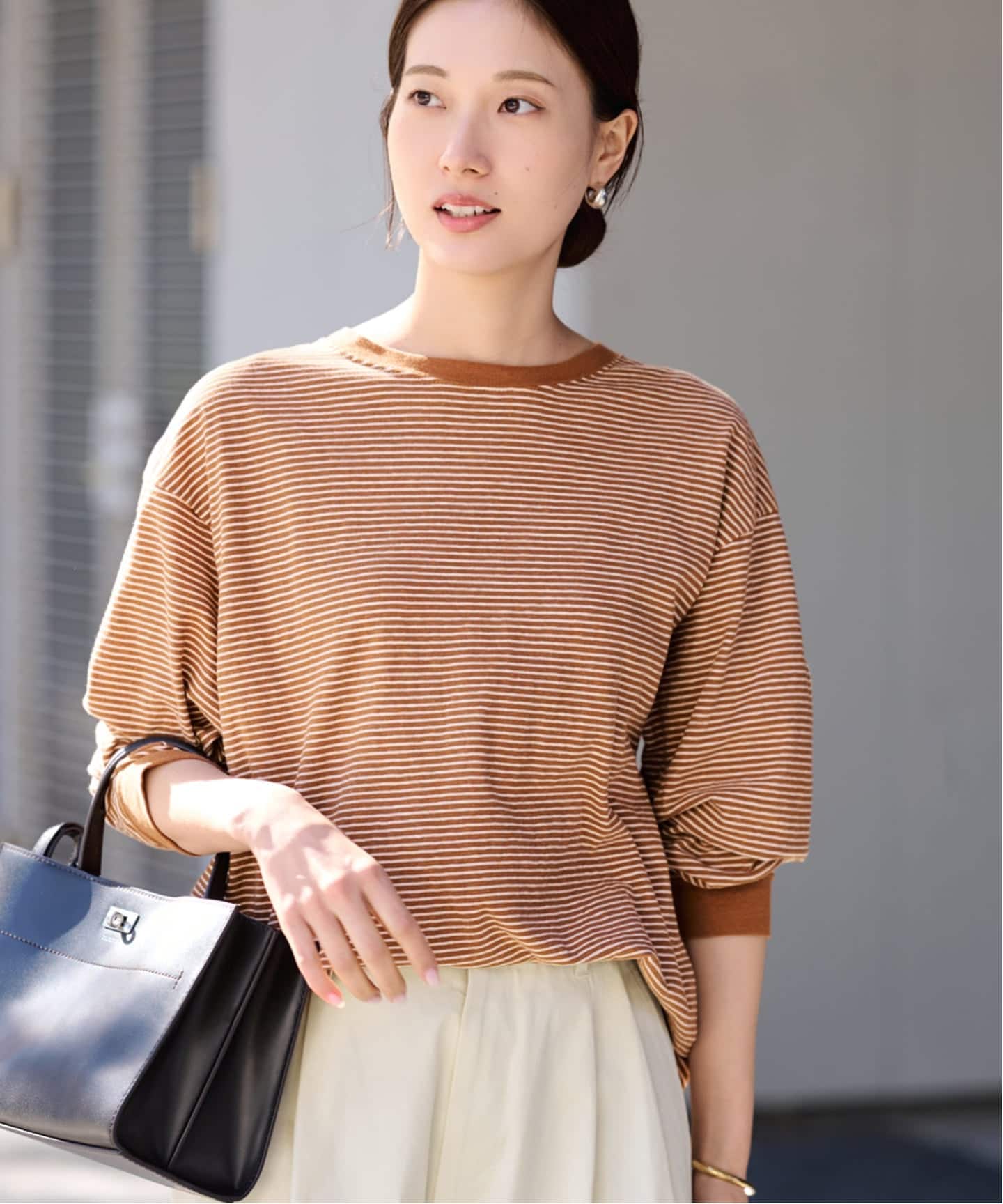 ≪予約≫マルチボーダーロンT（Tシャツ／カットソー）｜FRAMeWORK