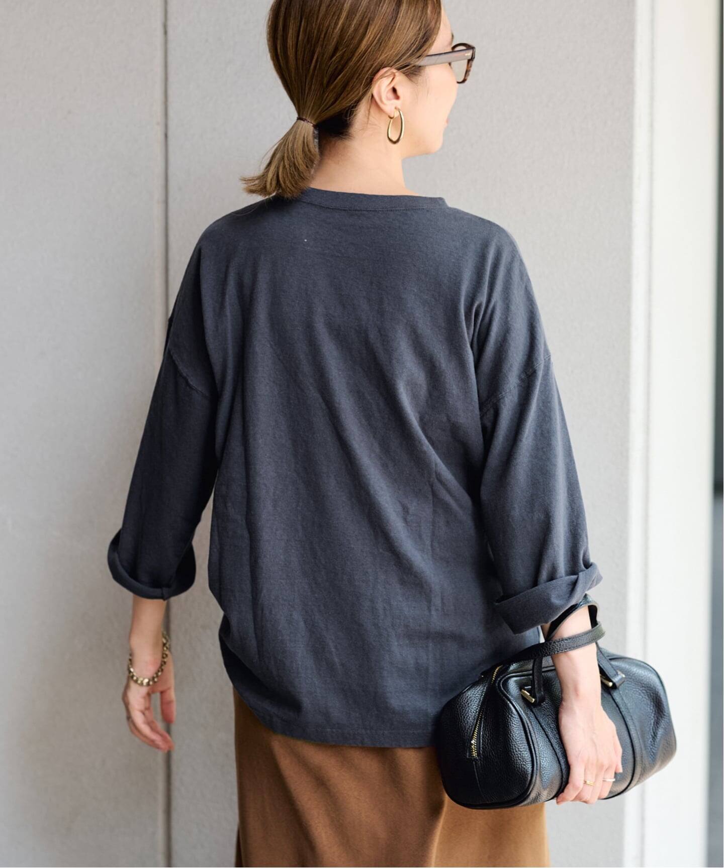 ≪追加≫クロップドスリーブロゴロンT（Tシャツ／カットソー
