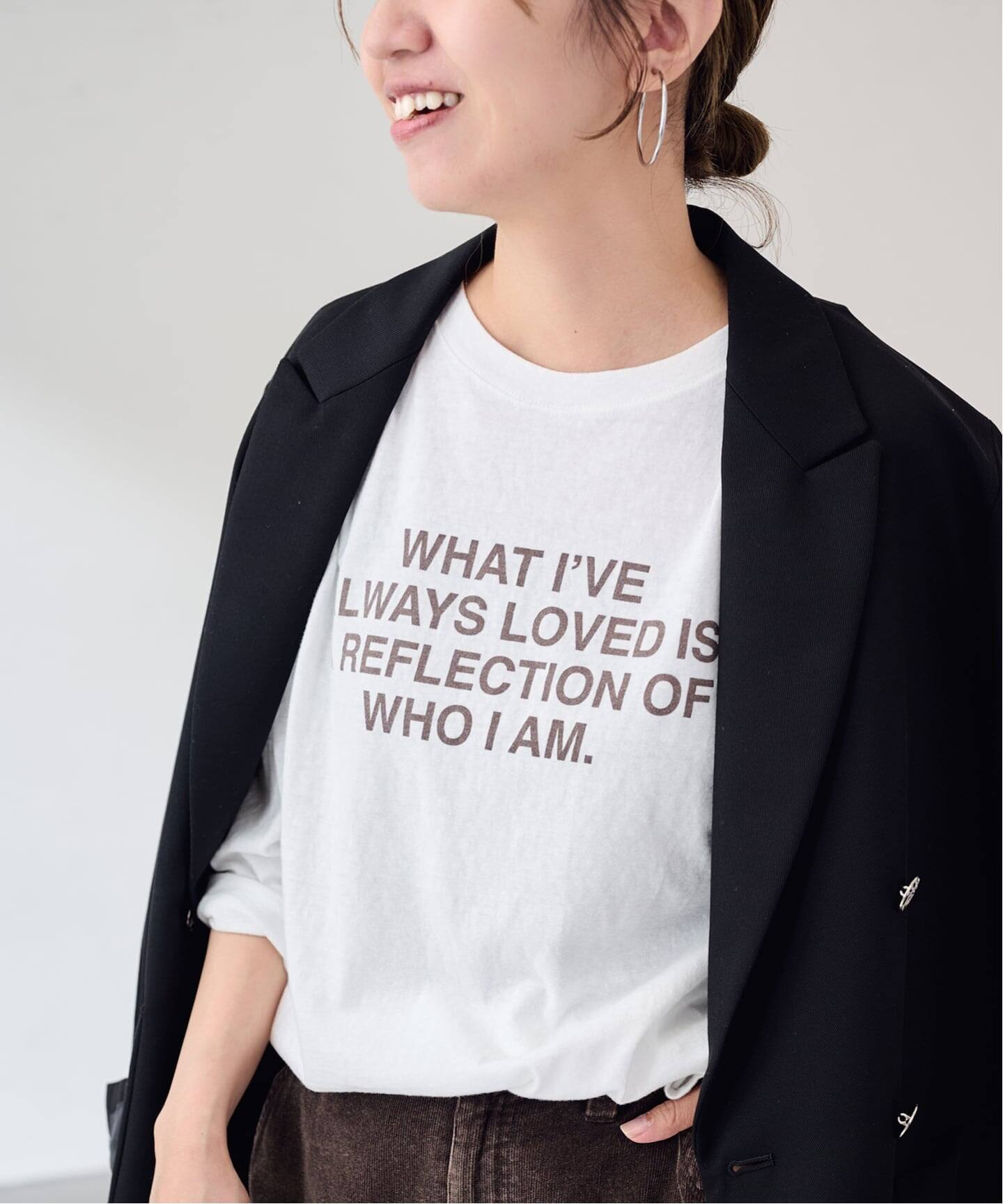 ≪追加≫クロップドスリーブロゴロンT（Tシャツ／カットソー