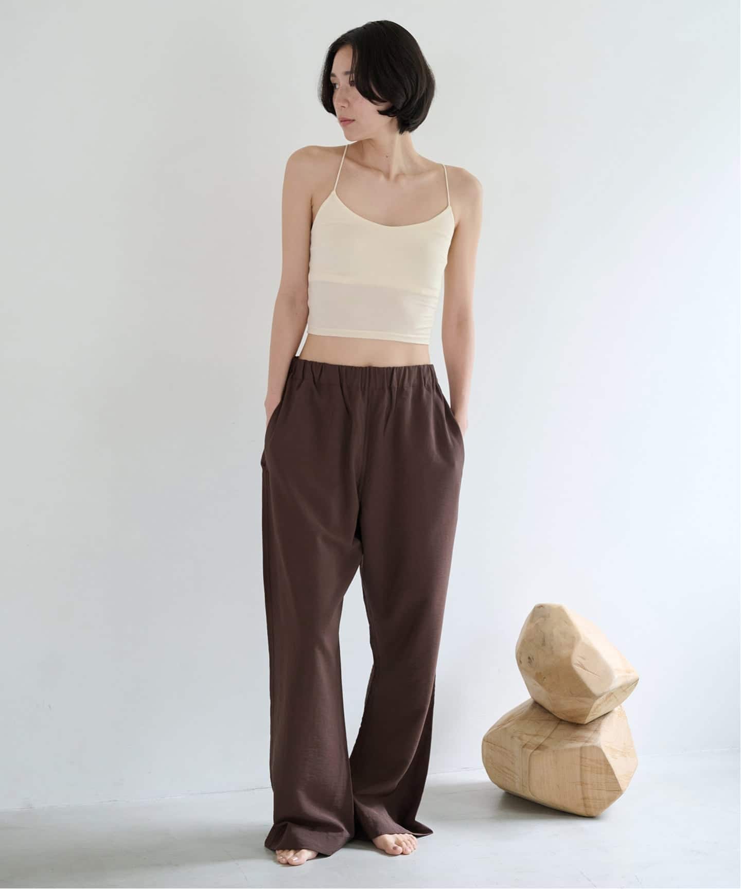 FRAMeWORK×EMILY WEEK Yバックブラキャミソール（カップ付きインナー