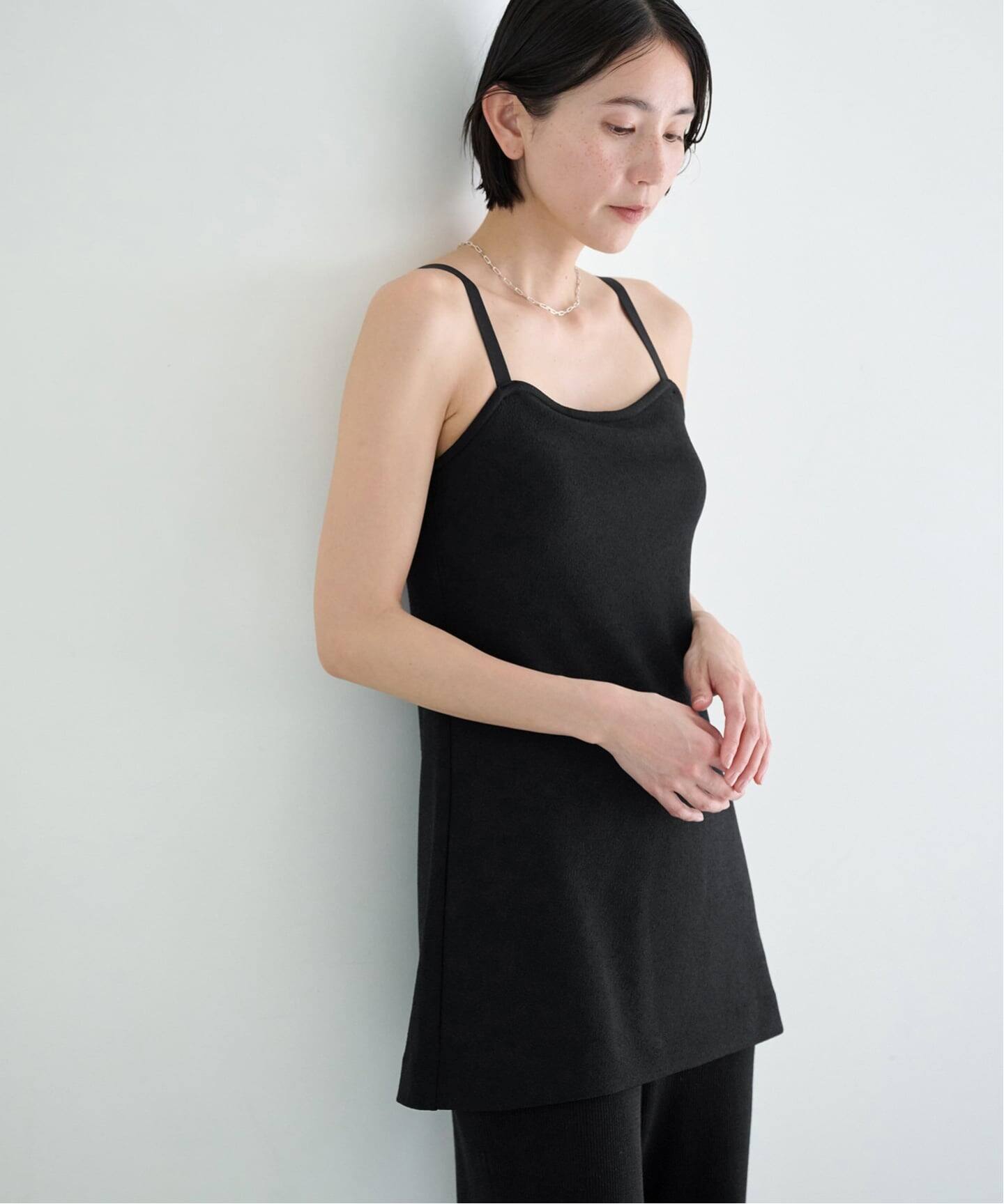 ≪予約≫FRAMeWORK×EMILY WEEK ジョーゼットキャミソール（カップ付き