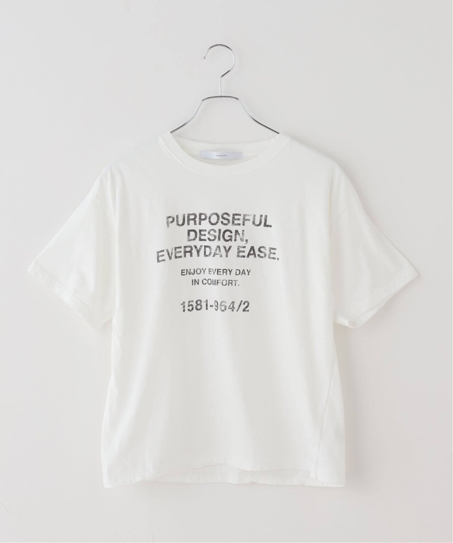 カスレロゴプリントTシャツ（Tシャツ／カットソー）｜FRAMeWORK