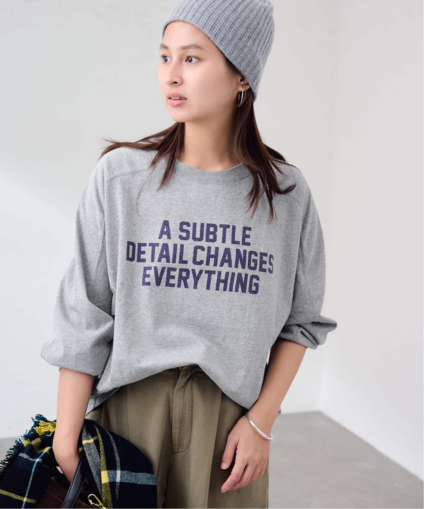 フォルムスリーブロゴロンT（Tシャツ／カットソー）｜FRAMeWORK