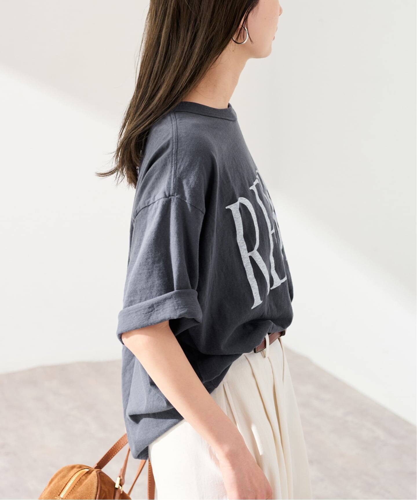 ≪WEB限定＋一部店舗 / 追加≫ラフィー天竺ネームロゴTEE 3（Tシャツ