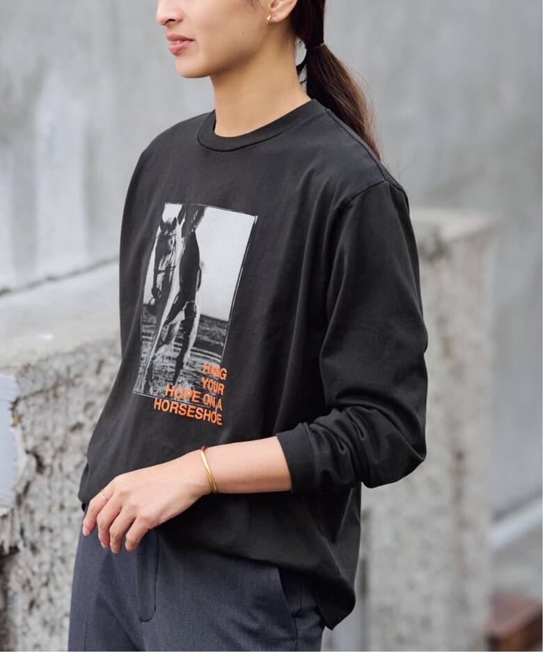 ホースフォトロングTシャツ（Tシャツ／カットソー）｜FRAMeWORK 