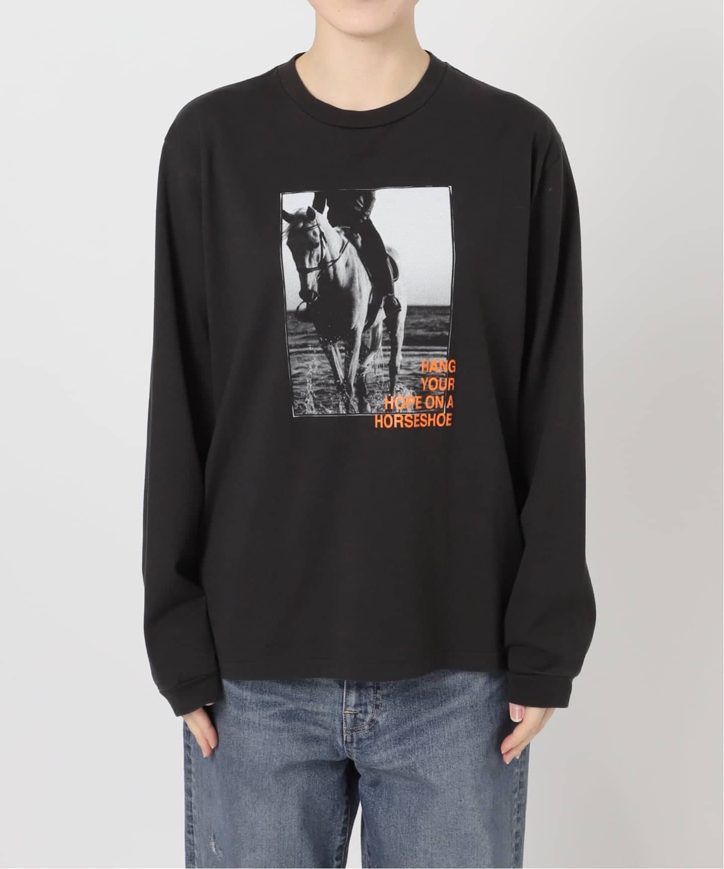 ホースフォトロングTシャツ（Tシャツ／カットソー）｜FRAMeWORK