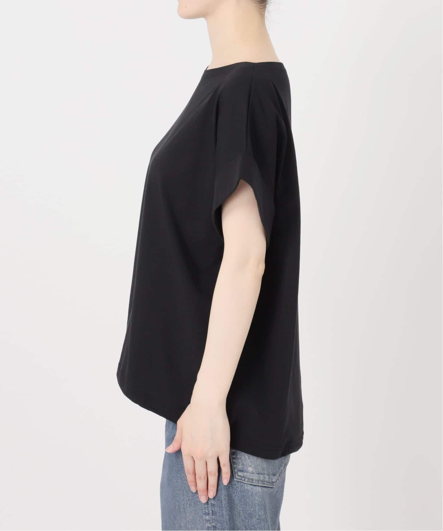 ≪予約≫ボートネック裾ドロストプルオーバー（Tシャツ／カットソー