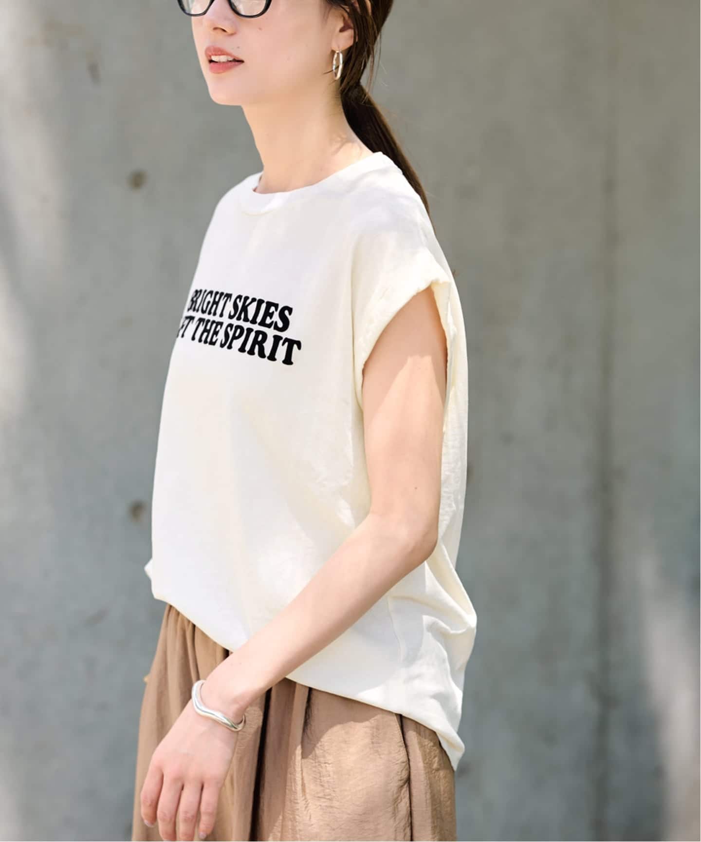 フロッキーロゴT-SHIRT（Tシャツ／カットソー）｜FRAMeWORK（フレーム