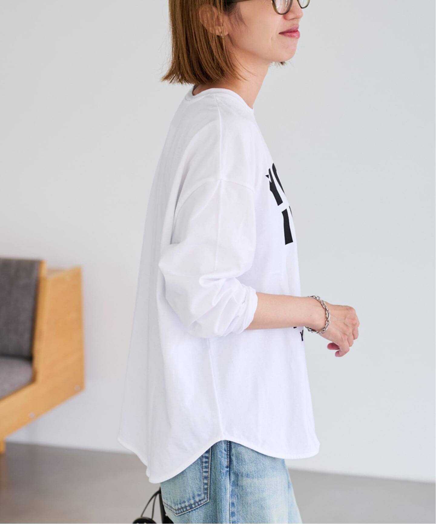 未使用タグ付きFRAMeWORK フレームワーク ロゴロンTee FRAMeWORK（フレームワーク）の「ロゴロンTee（Tシャツ/カットソー