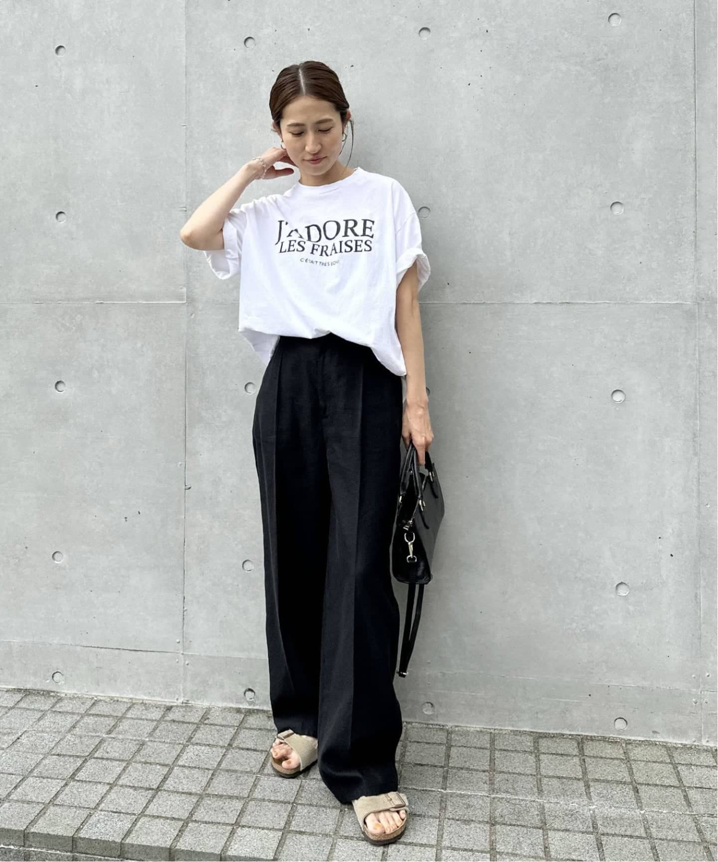 FRAMeWORK 新品★ブロードバックロゴＴシャツ セール】Bright ロゴTシャツ（Tシャツ/カットソー）｜FRAMeWORK