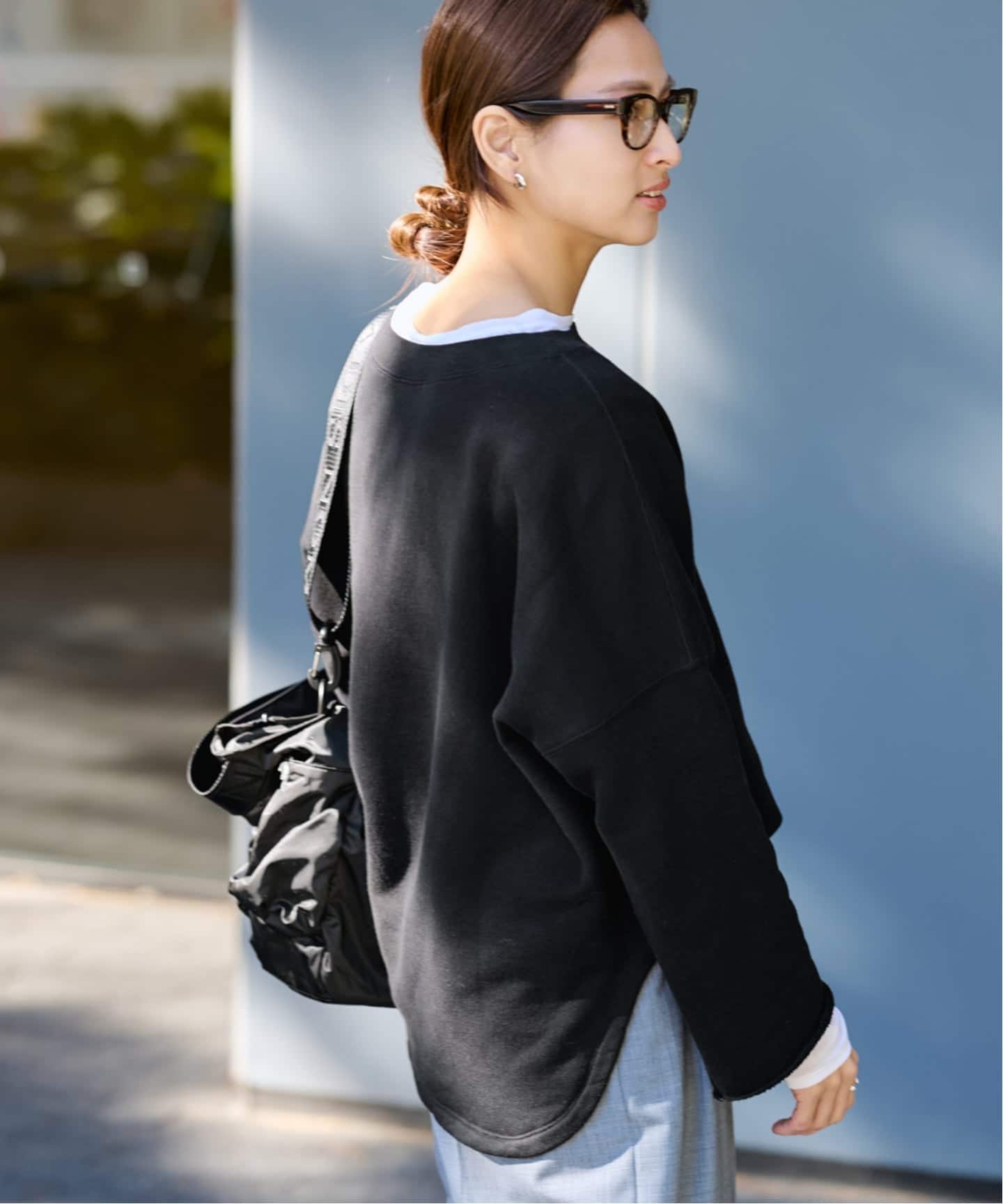 ≪予約≫リヨセルコットンボートネックSWEAT（スウェット）｜FRAMeWORK