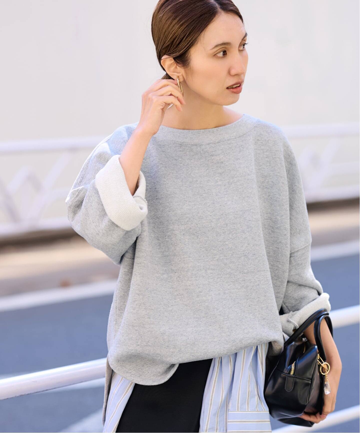 ≪予約≫リヨセルコットンボートネックSWEAT（スウェット）｜FRAMeWORK