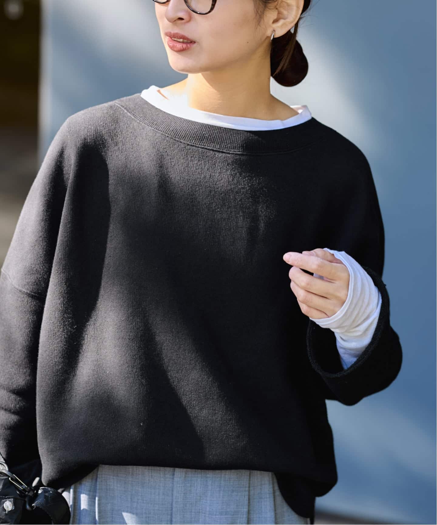 リヨセルコットンボートネックSWEAT（スウェット）｜FRAMeWORK