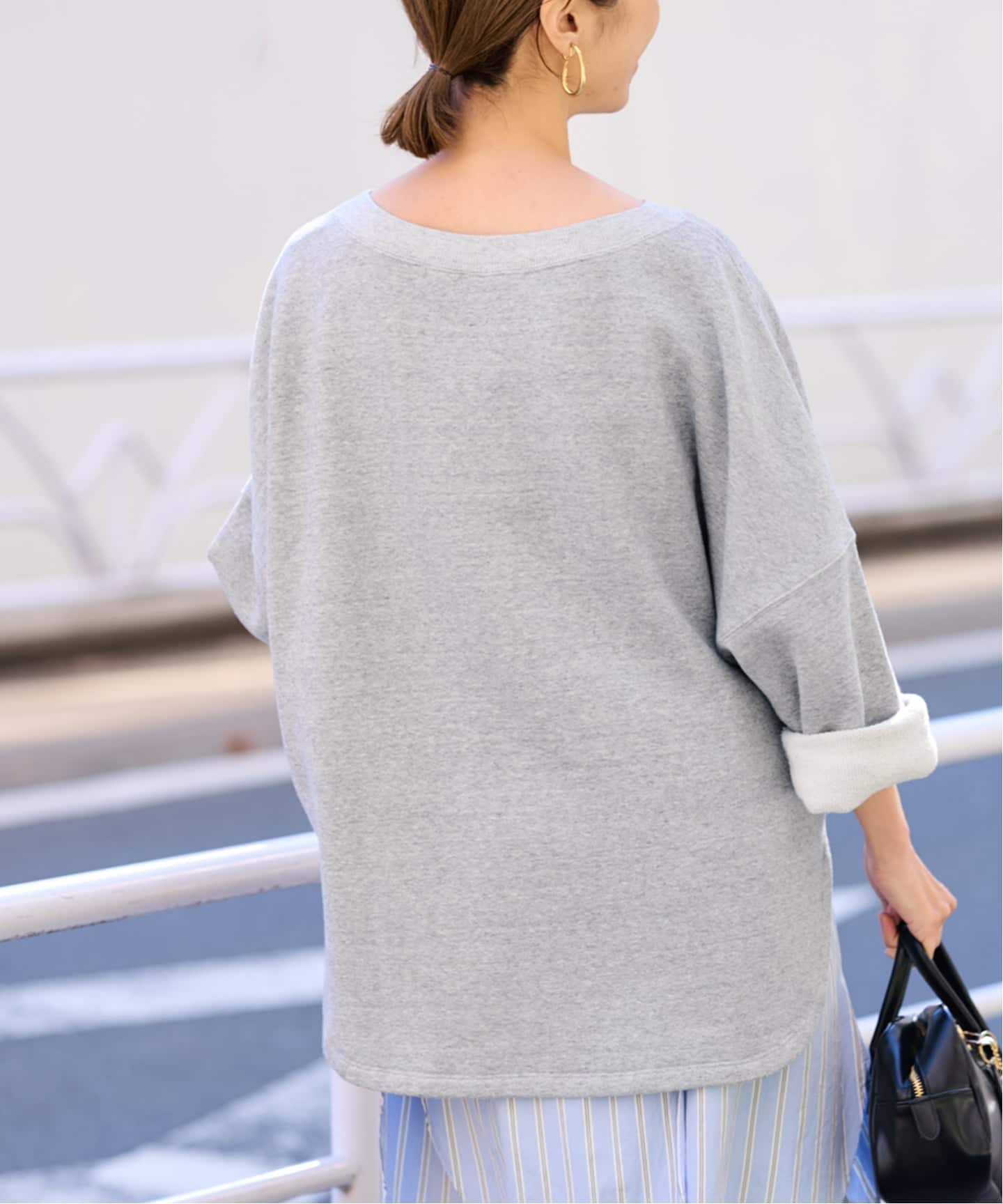 ≪予約≫リヨセルコットンボートネックSWEAT（スウェット）｜FRAMeWORK