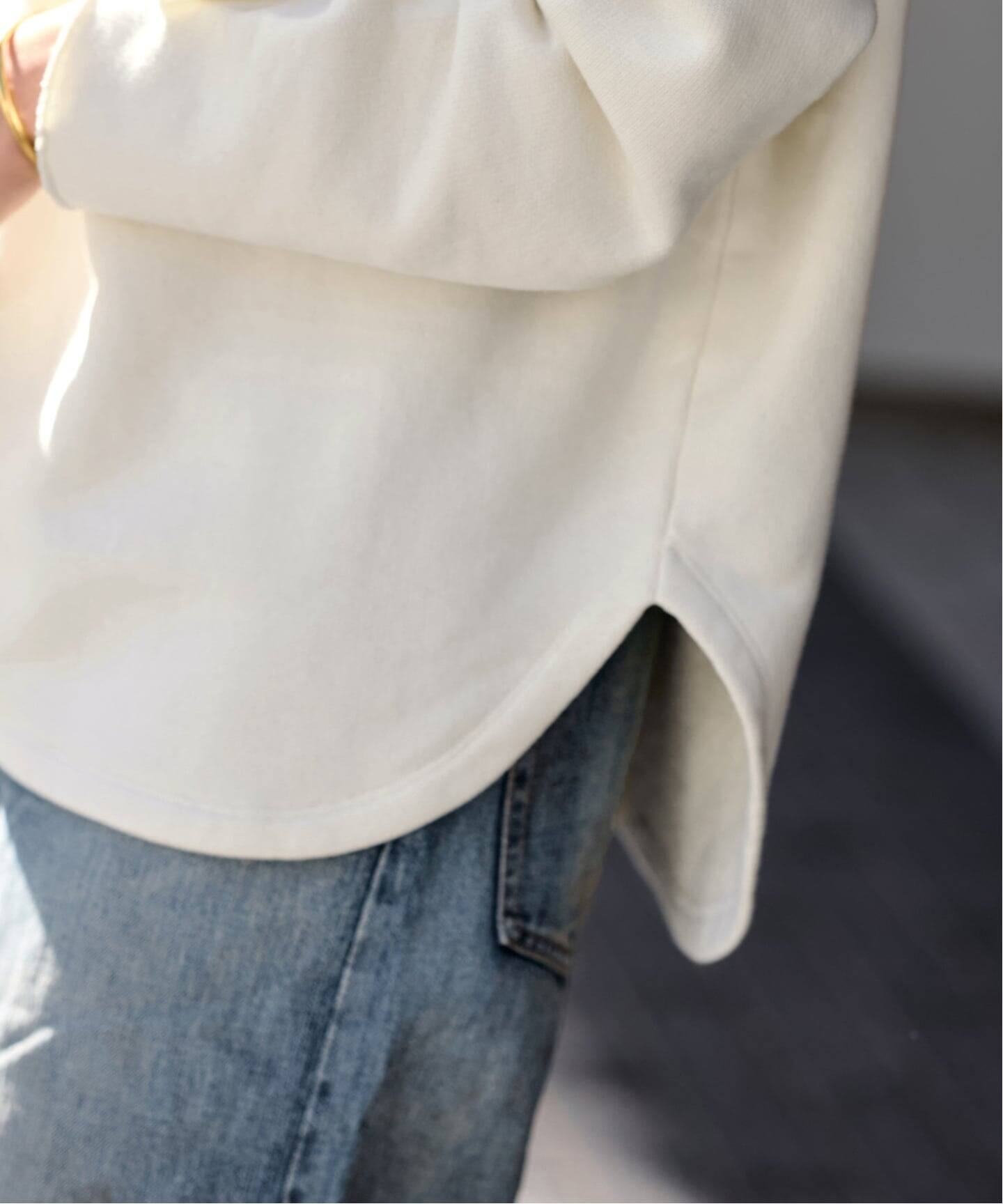 ≪予約≫リヨセルコットンボートネックSWEAT（スウェット）｜FRAMeWORK