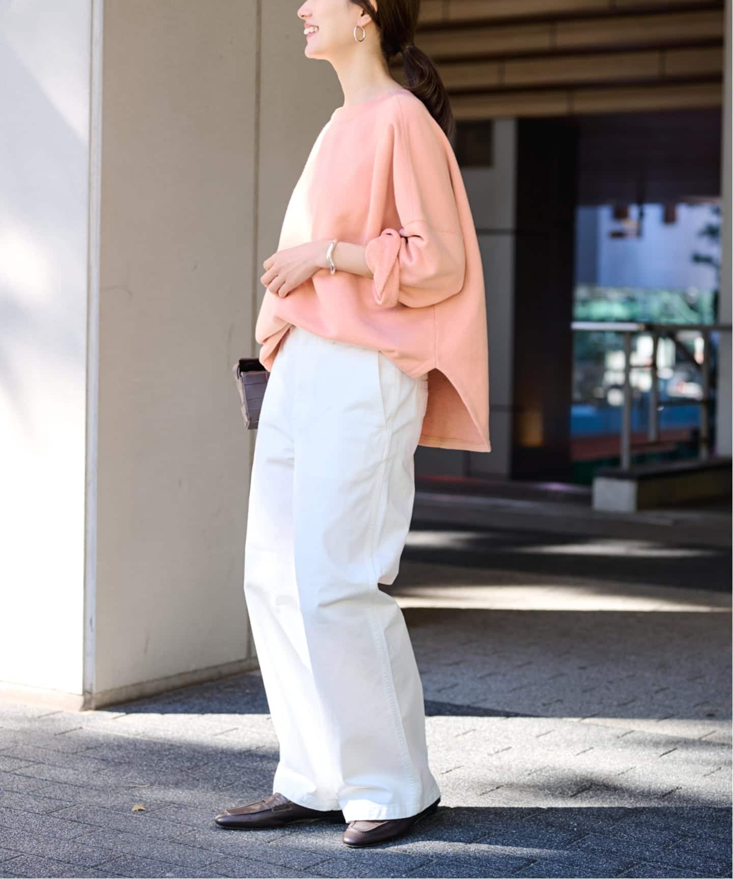 ≪予約≫リヨセルコットンボートネックSWEAT（スウェット）｜FRAMeWORK