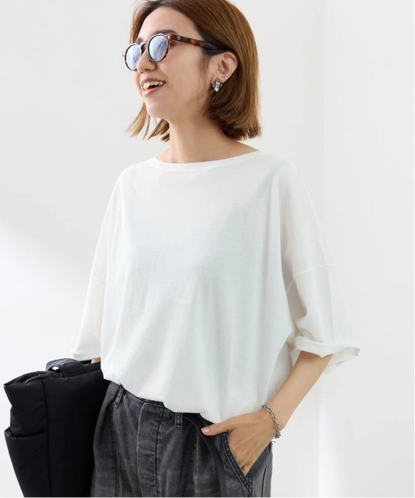 ≪新色 / 追加≫ドライタッチ加工SS-Tee（Tシャツ／カットソー