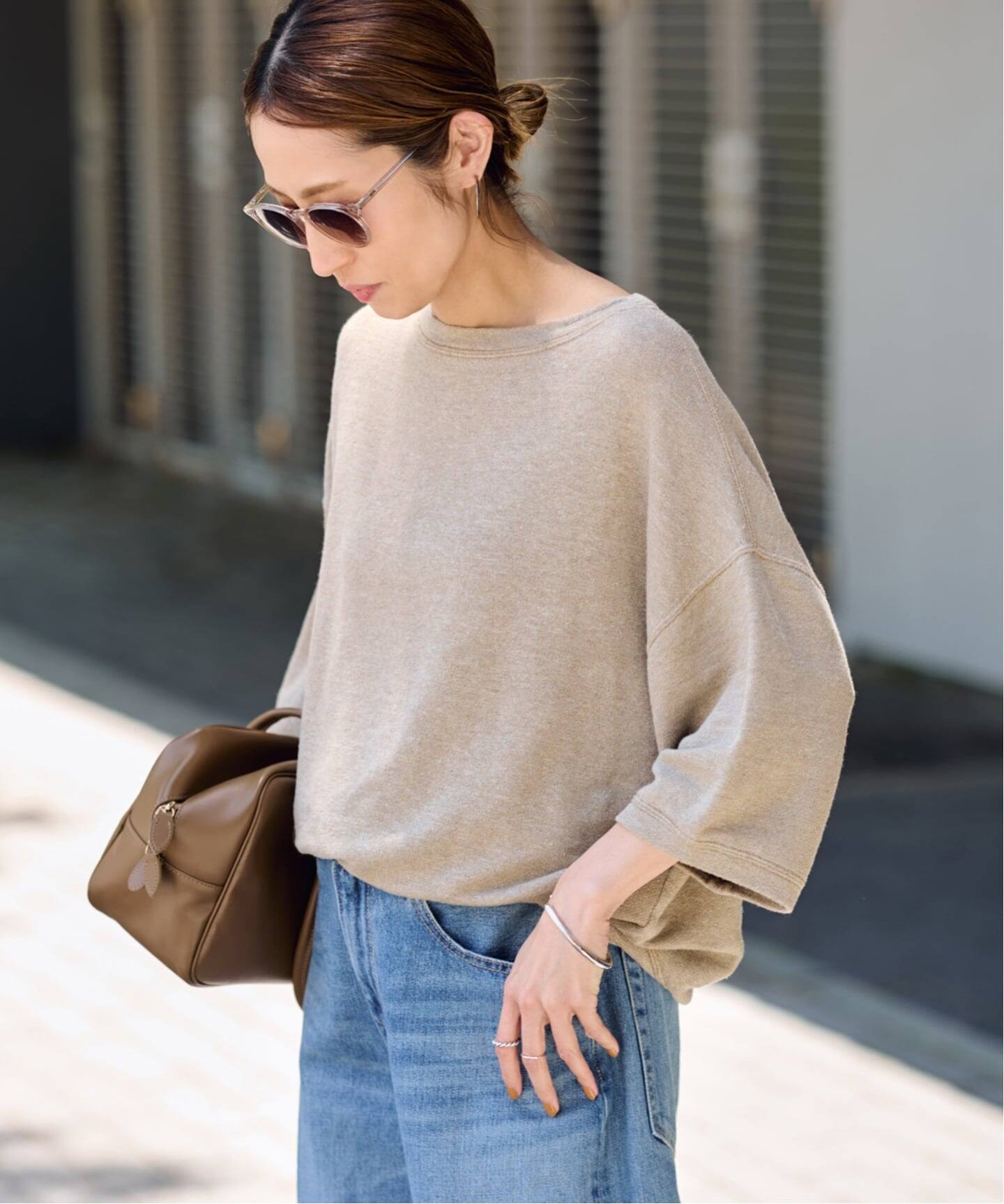 【FRAMeWORK】LINEN TERRY LOOSEプルオーバー ≪WEB先行 / 追加≫LINEN TERRY LOOSEプルオーバー（Tシャツ