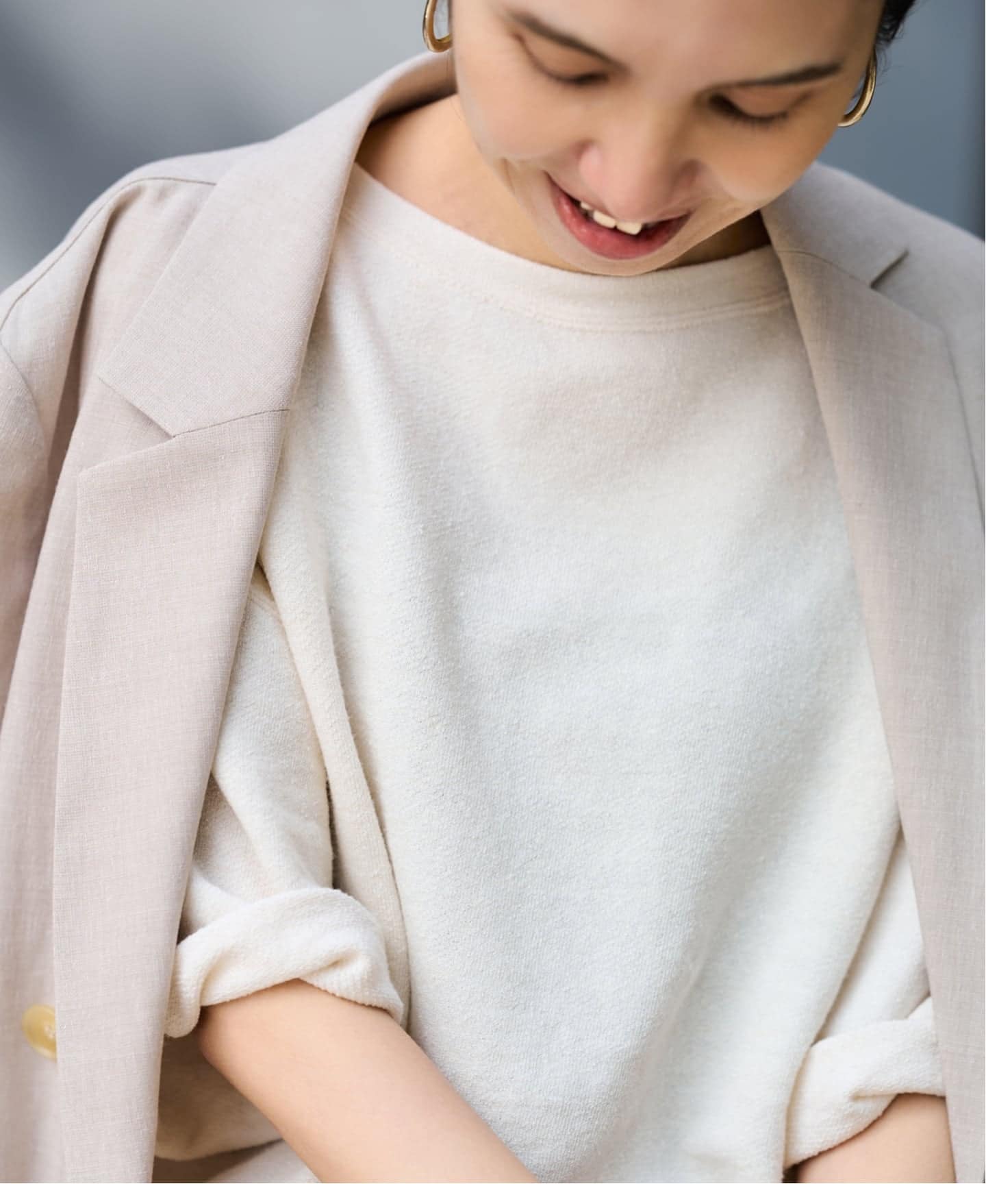 ≪追加≫LINEN TERRY LOOSEプルオーバー2（Tシャツ／カットソー