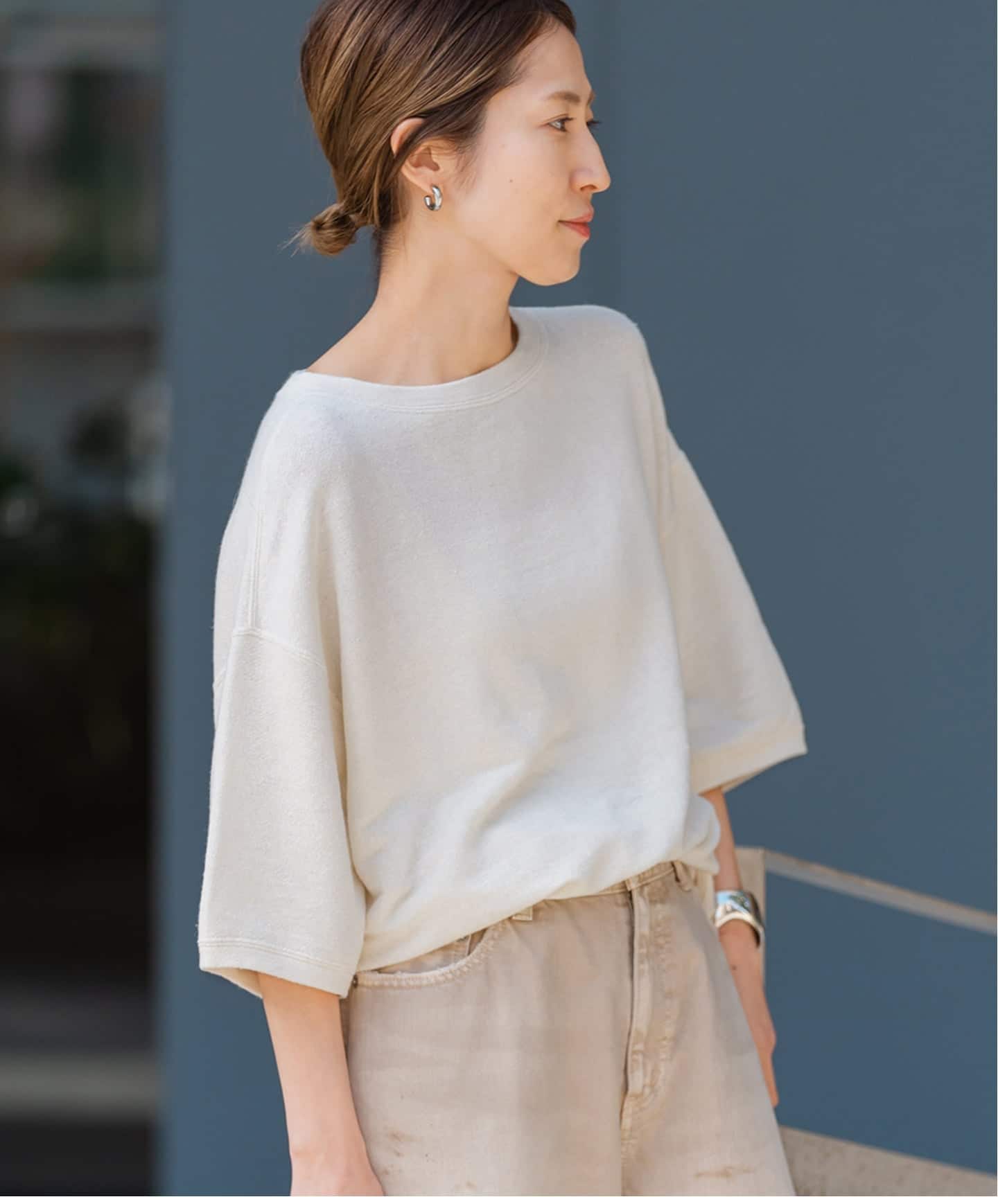 ≪追加≫LINEN TERRY LOOSEプルオーバー2（Tシャツ／カットソー