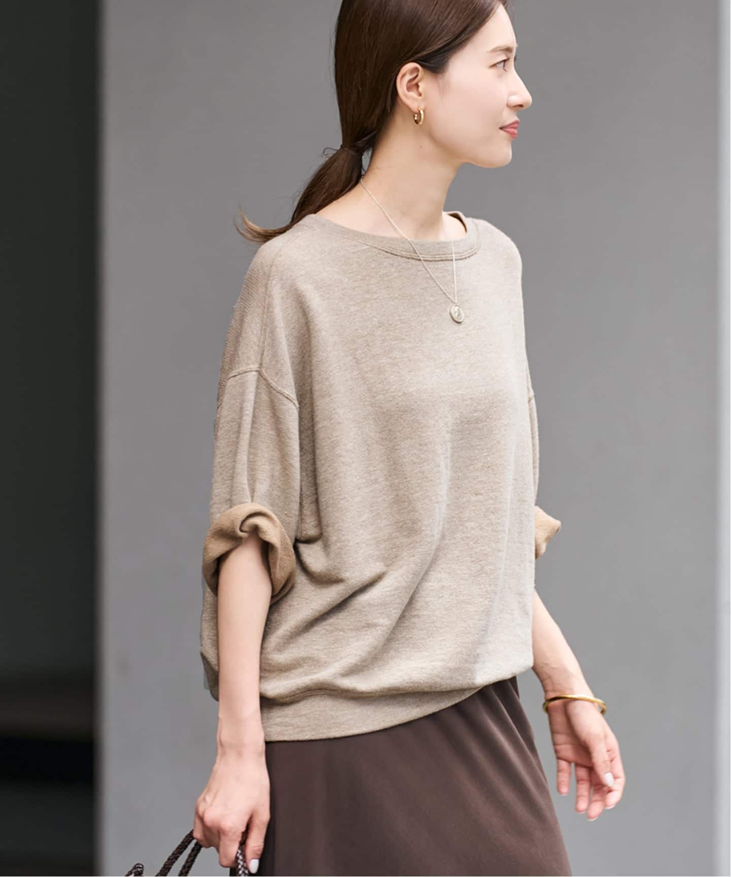 ≪追加≫LINEN TERRY LOOSEプルオーバー2（Tシャツ／カットソー