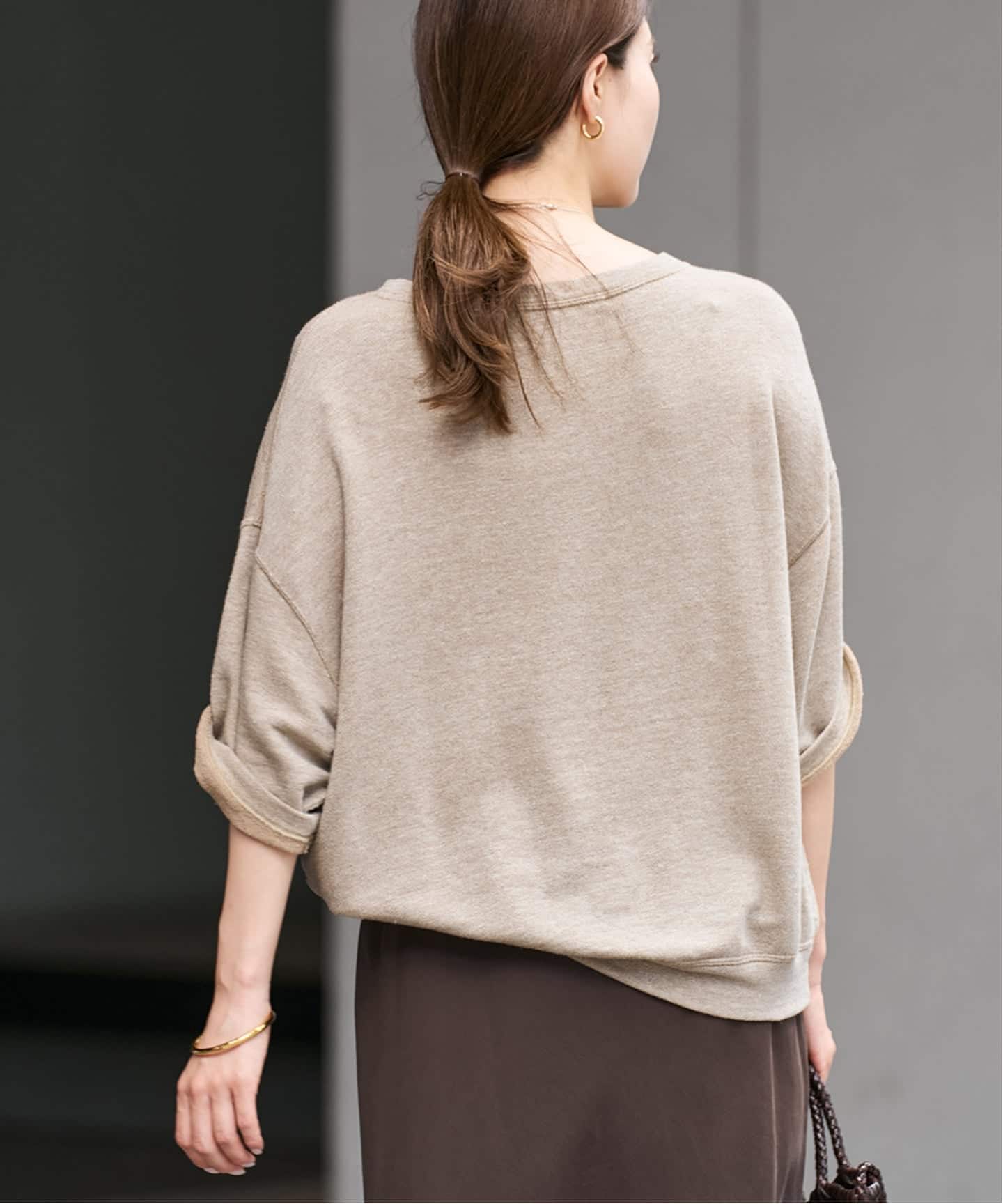 25SS FRAMeWORK LINEN TERRY LOOSE プルオーバー ≪追加≫LINEN TERRY LOOSEプルオーバー2（Tシャツ／カットソー