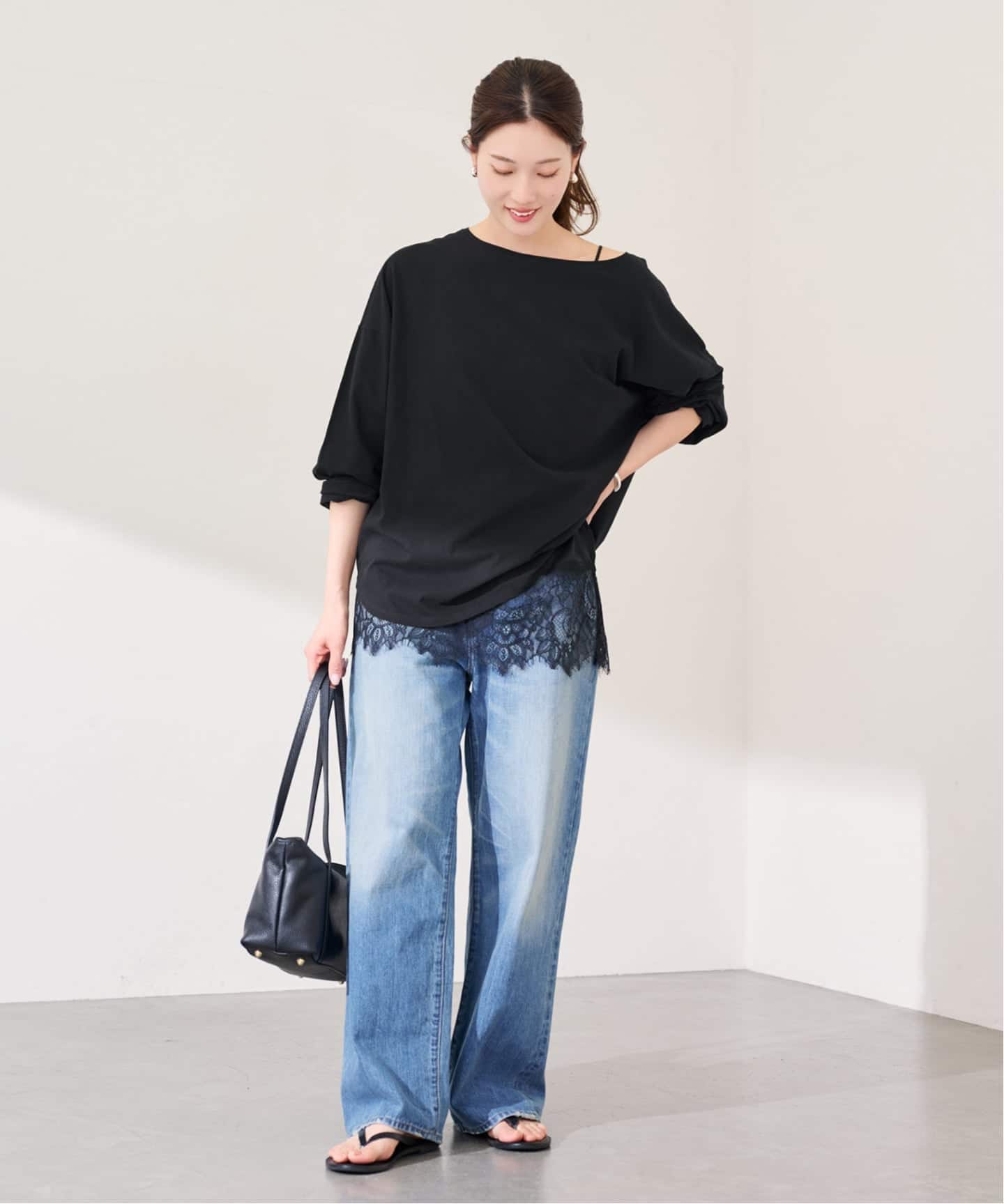 ■4/26購入タグつき12100円フレームワーク ドライタッチコットンL/Tee ≪新色 / 追加≫ドライタッチコットンL/Tee（Tシャツ／カットソー
