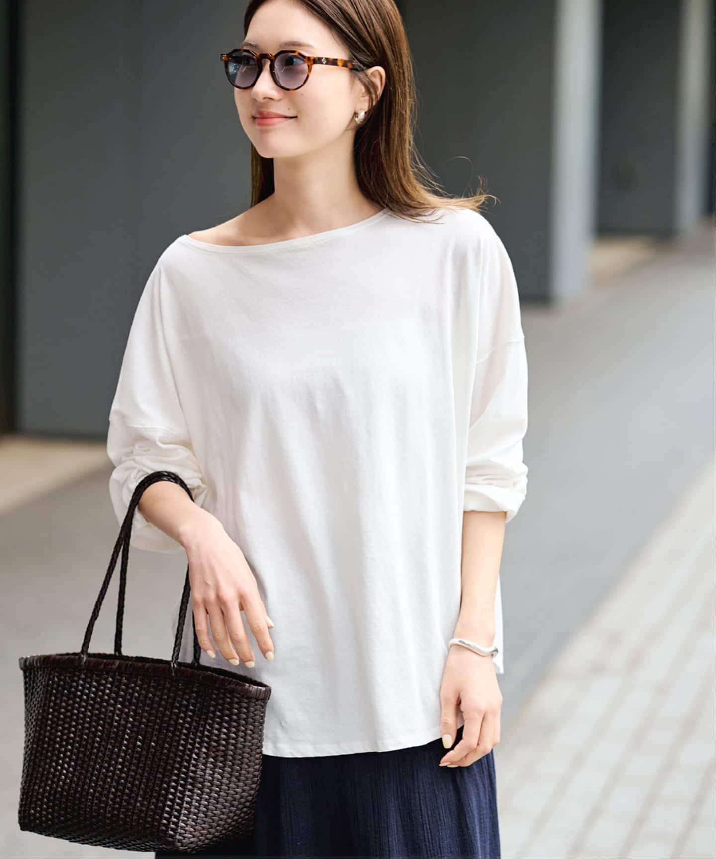 ≪新色 / 追加≫ドライタッチコットンL/Tee（Tシャツ／カットソー