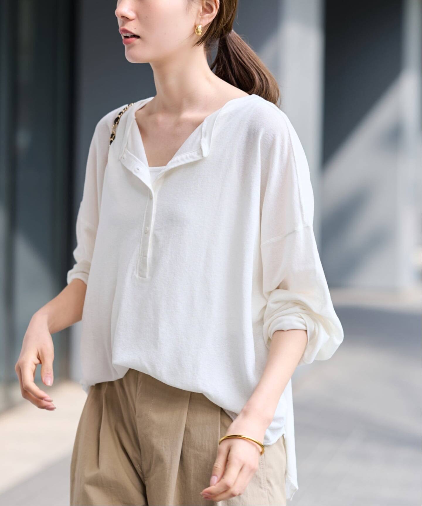 ≪追加予約≫サーフニットヘンリーTee（Tシャツ／カットソー