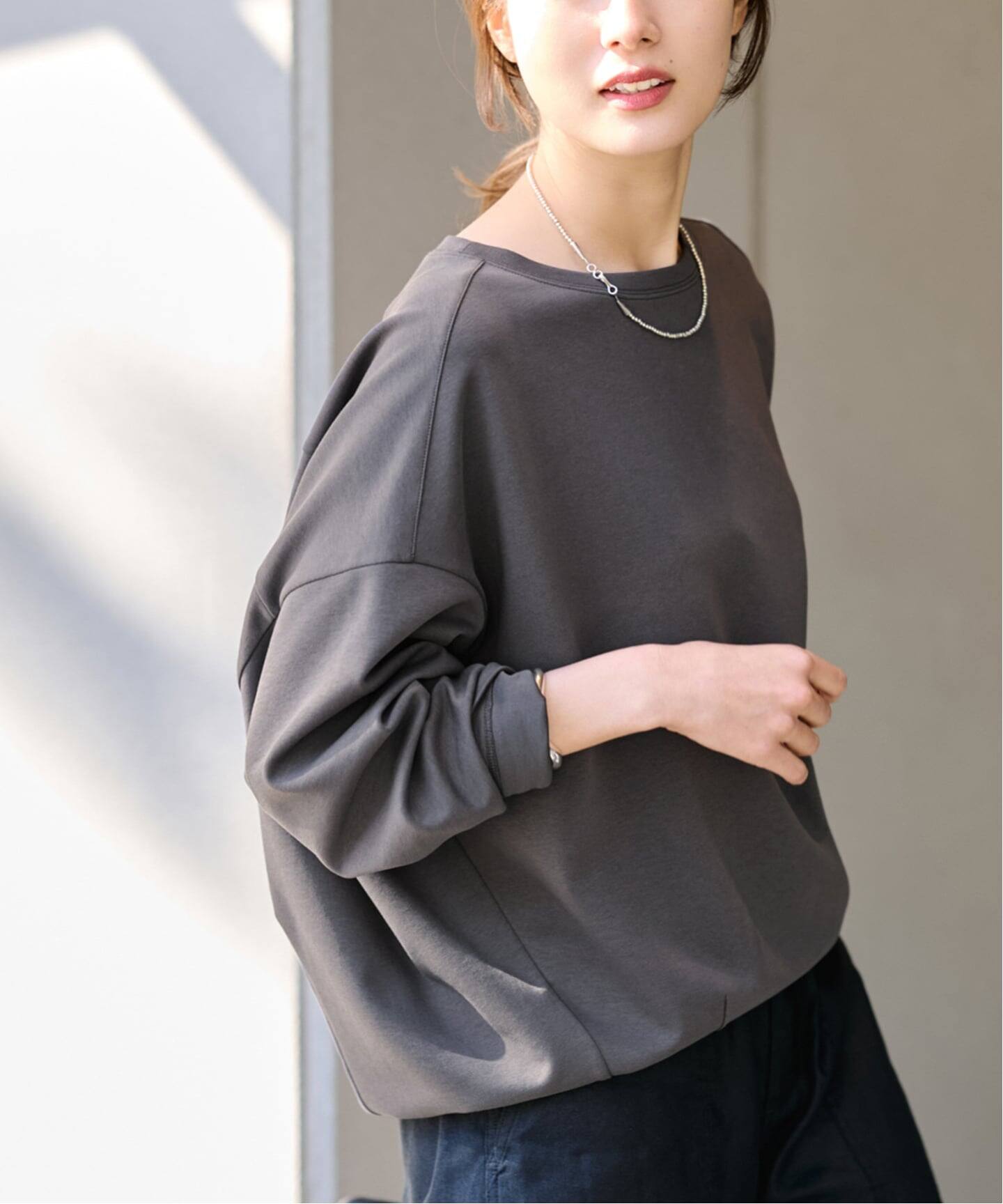 ≪WEB限定 / 新色 /追加≫コクーンプルオーバー（Tシャツ／カットソー 