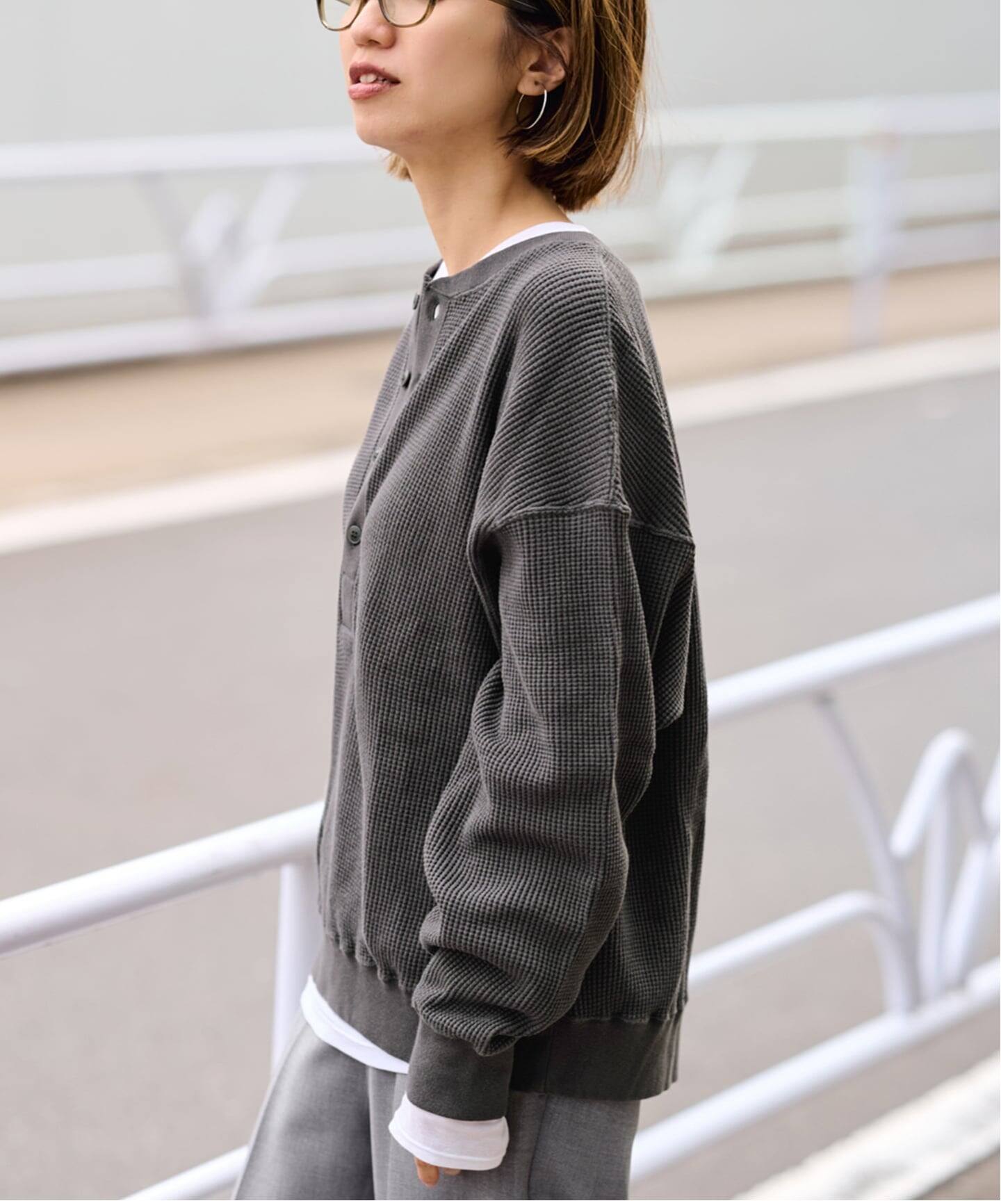 ≪WEB限定 / 追加予約≫ワッフルヘンリープルオーバー（Tシャツ