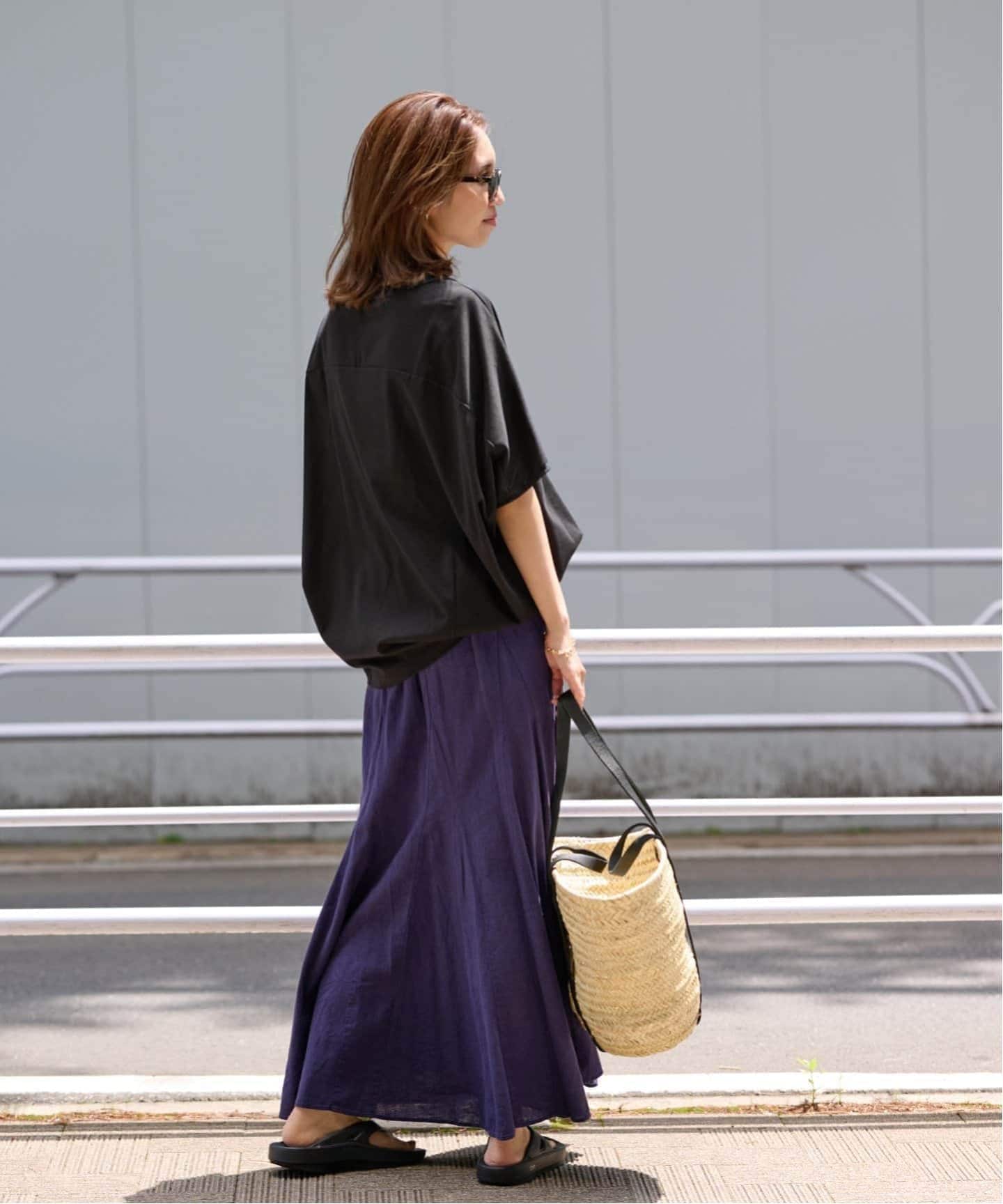≪一部カラーWEB限定 / 追加≫スムースコクーンプルオーバー（Tシャツ