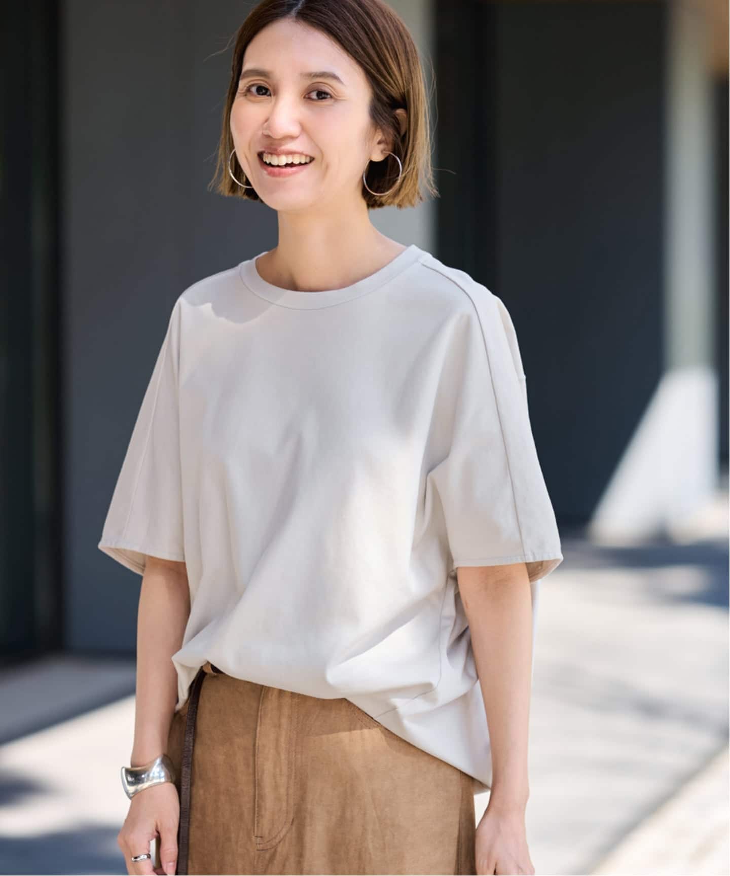 【新品】FRAMeWORK スムースコクーンプルオーバー ≪一部カラーWEB限定 / 追加≫スムースコクーンプルオーバー（Tシャツ