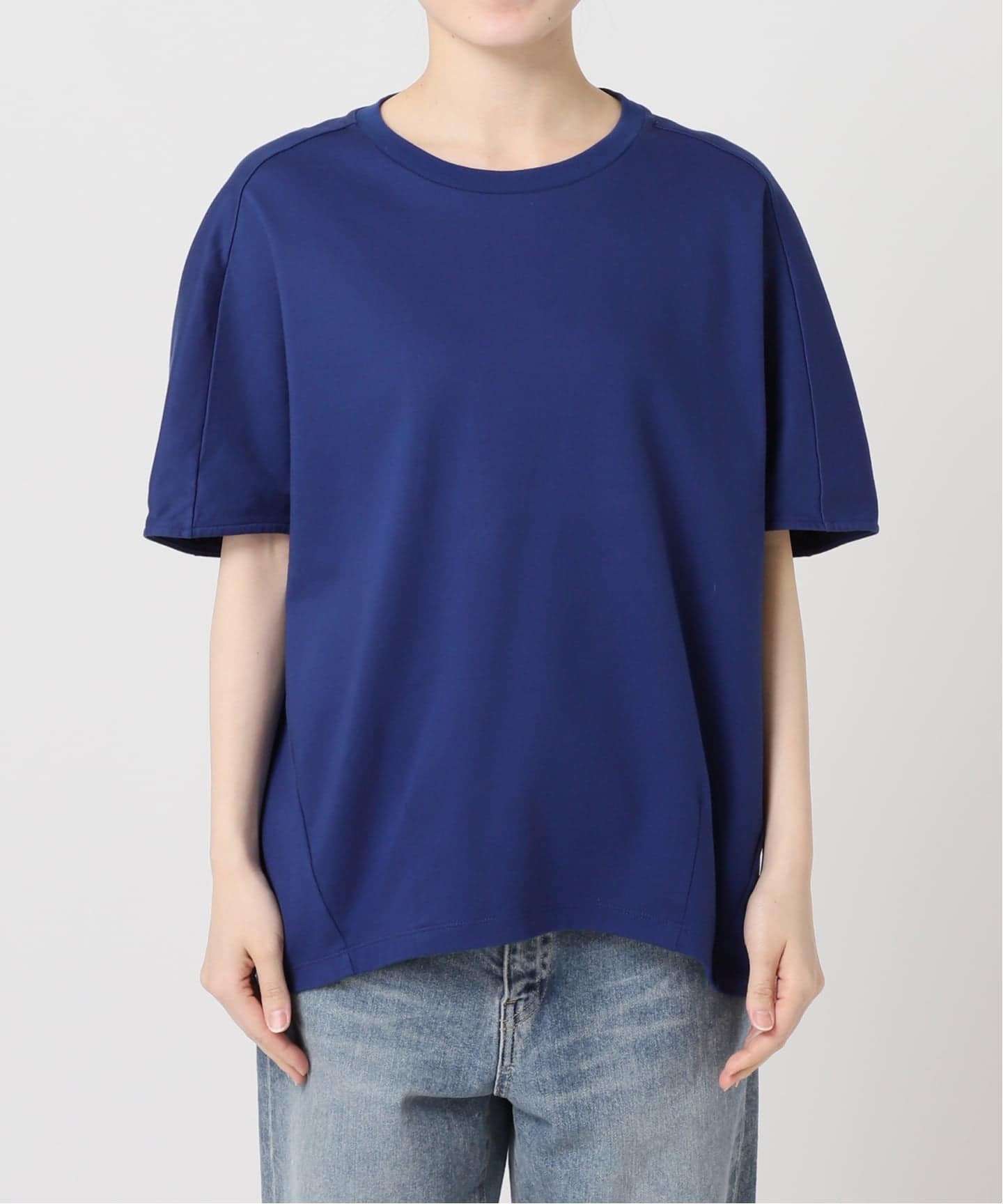 ≪一部カラーWEB限定 / 追加≫スムースコクーンプルオーバー（Tシャツ