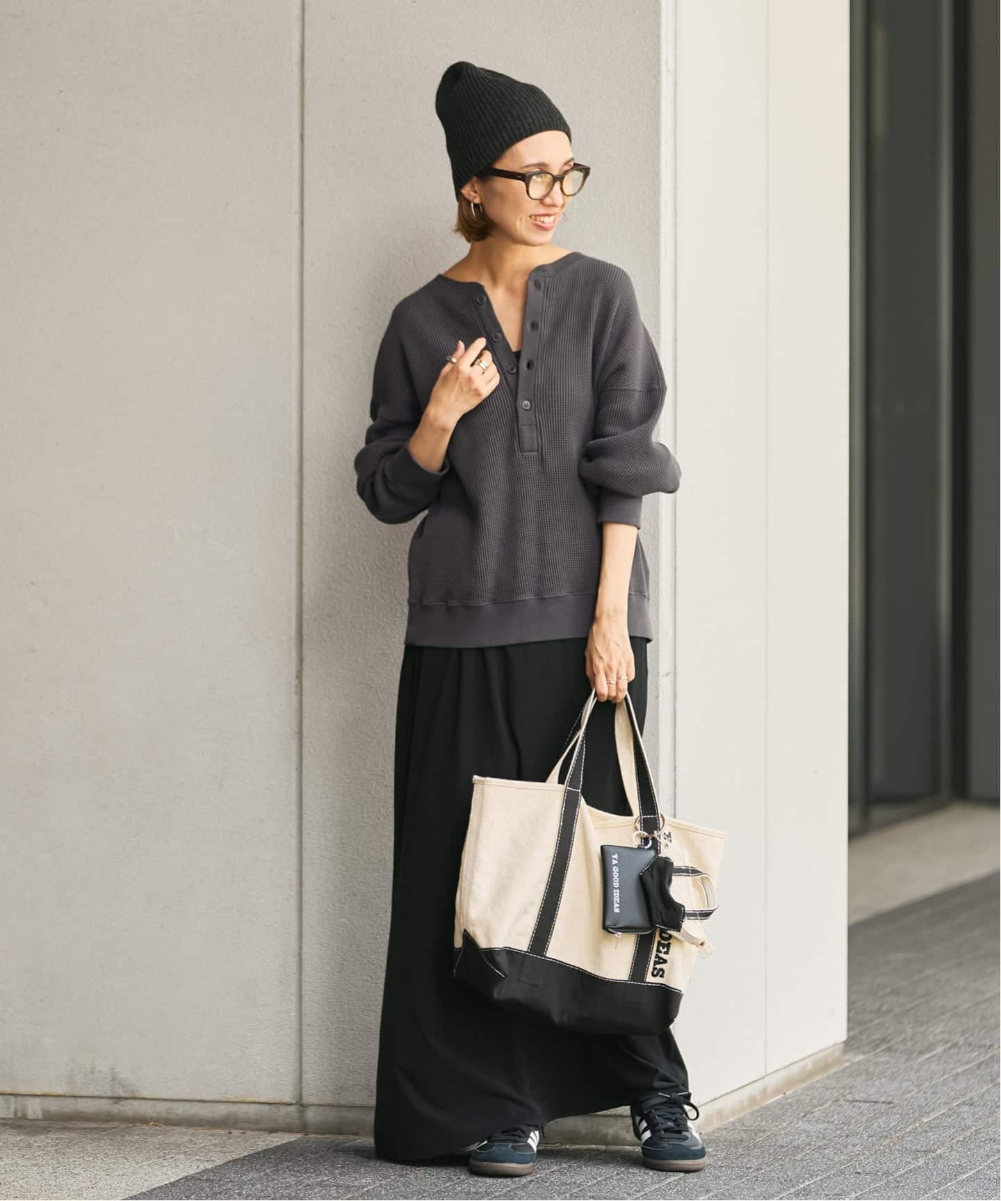 ≪WEB限定 / 追加予約≫ワッフルヘンリープルオーバー（Tシャツ