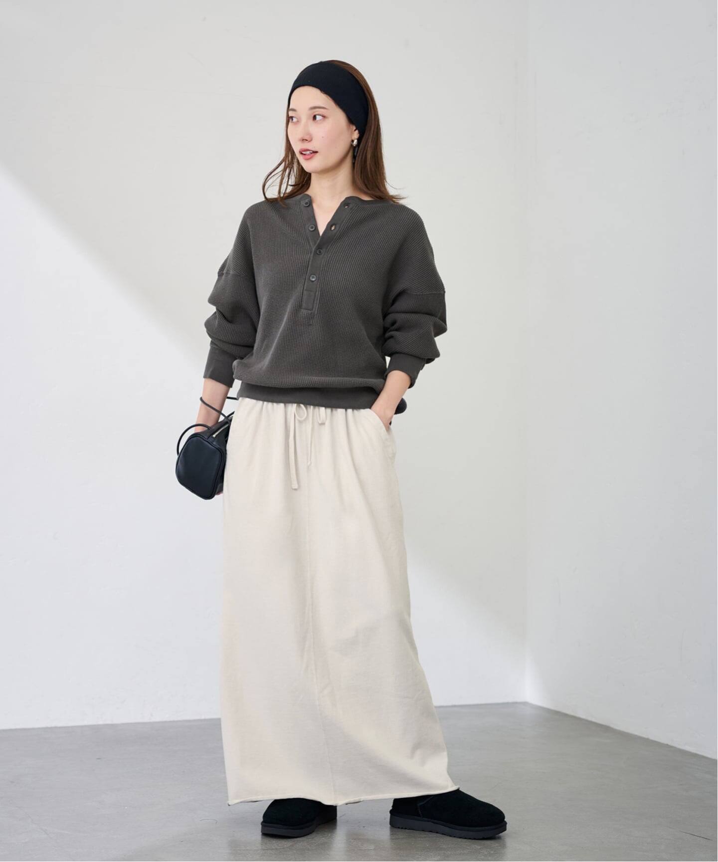 ≪WEB限定 / 追加予約≫ワッフルヘンリープルオーバー（Tシャツ