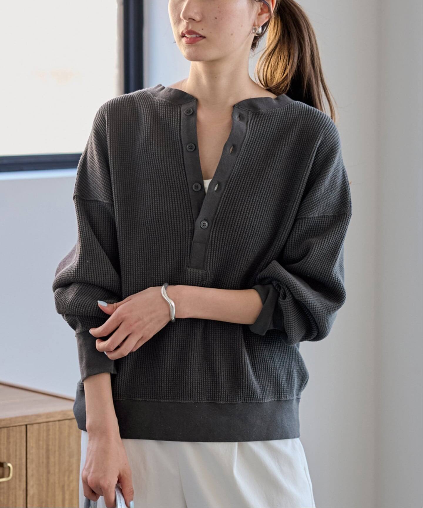 ≪WEB限定 / 追加予約≫ワッフルヘンリープルオーバー 2（Tシャツ