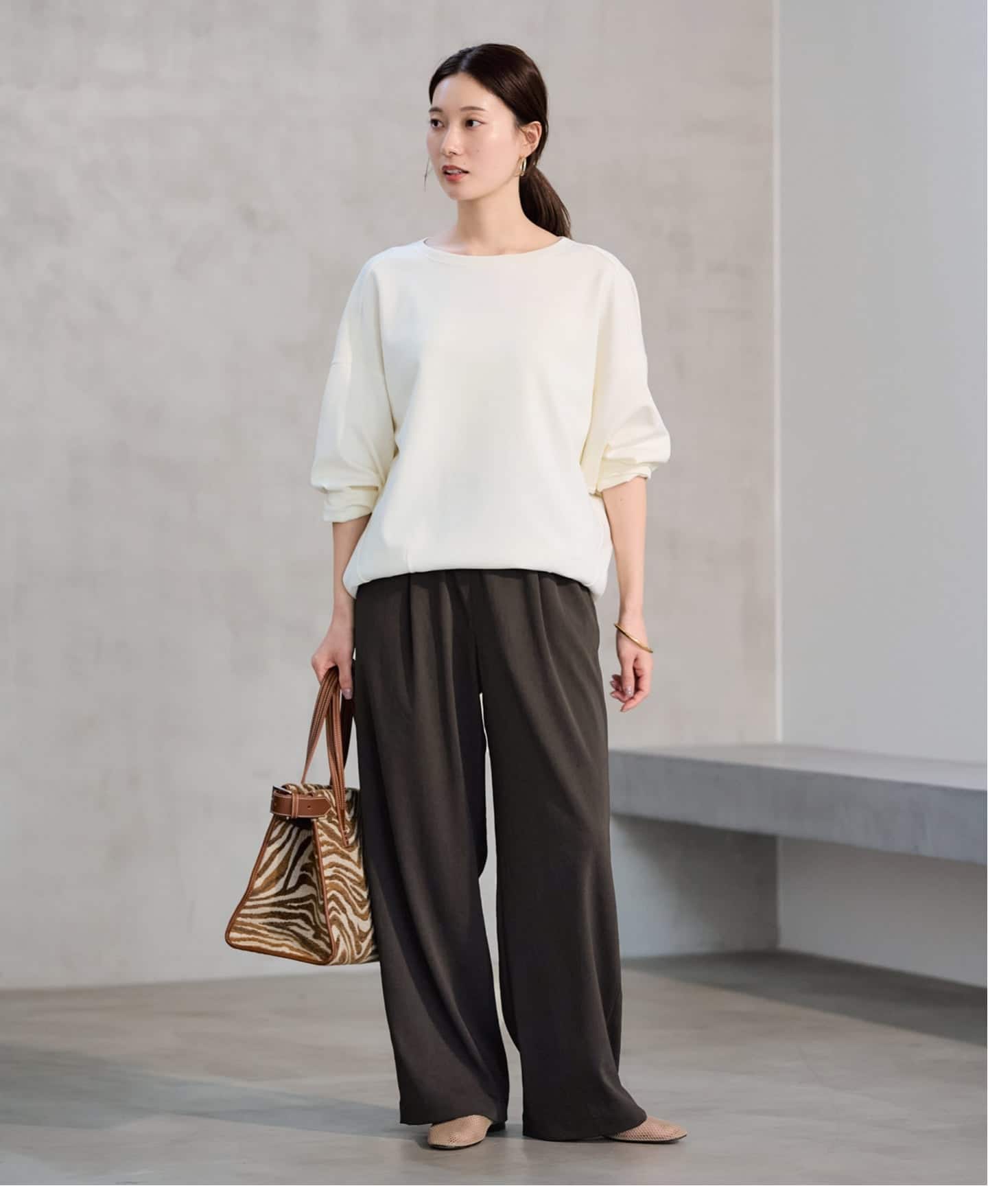 ≪一部カラーWEB限定 / 追加≫コクーンプルオーバー（Tシャツ