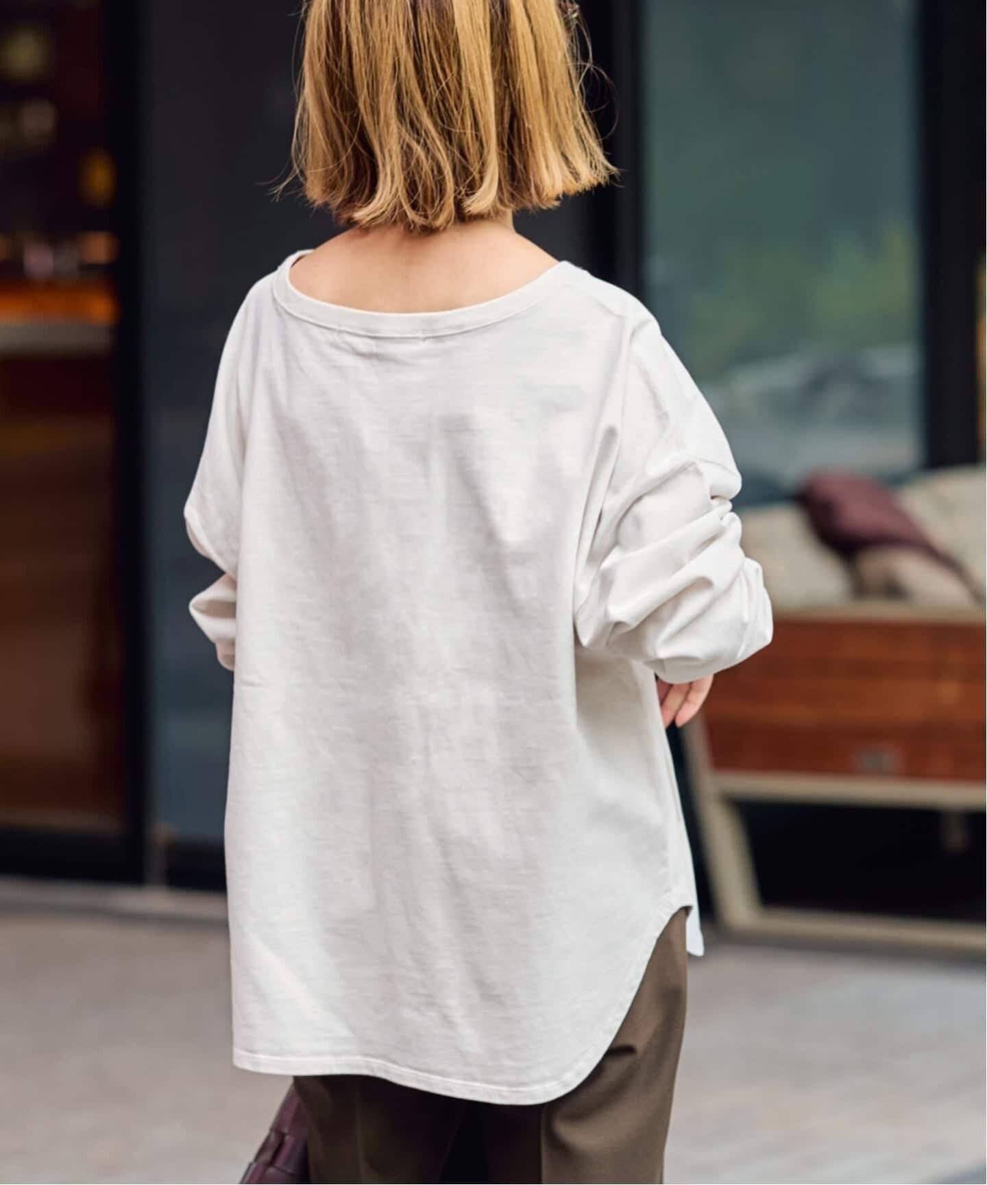 FRAMeWORK ウェットオゾン加工L/Tee ≪追加≫ウェットオゾン加工L/Tee 2（Tシャツ/カットソー）｜FRAMeWORK