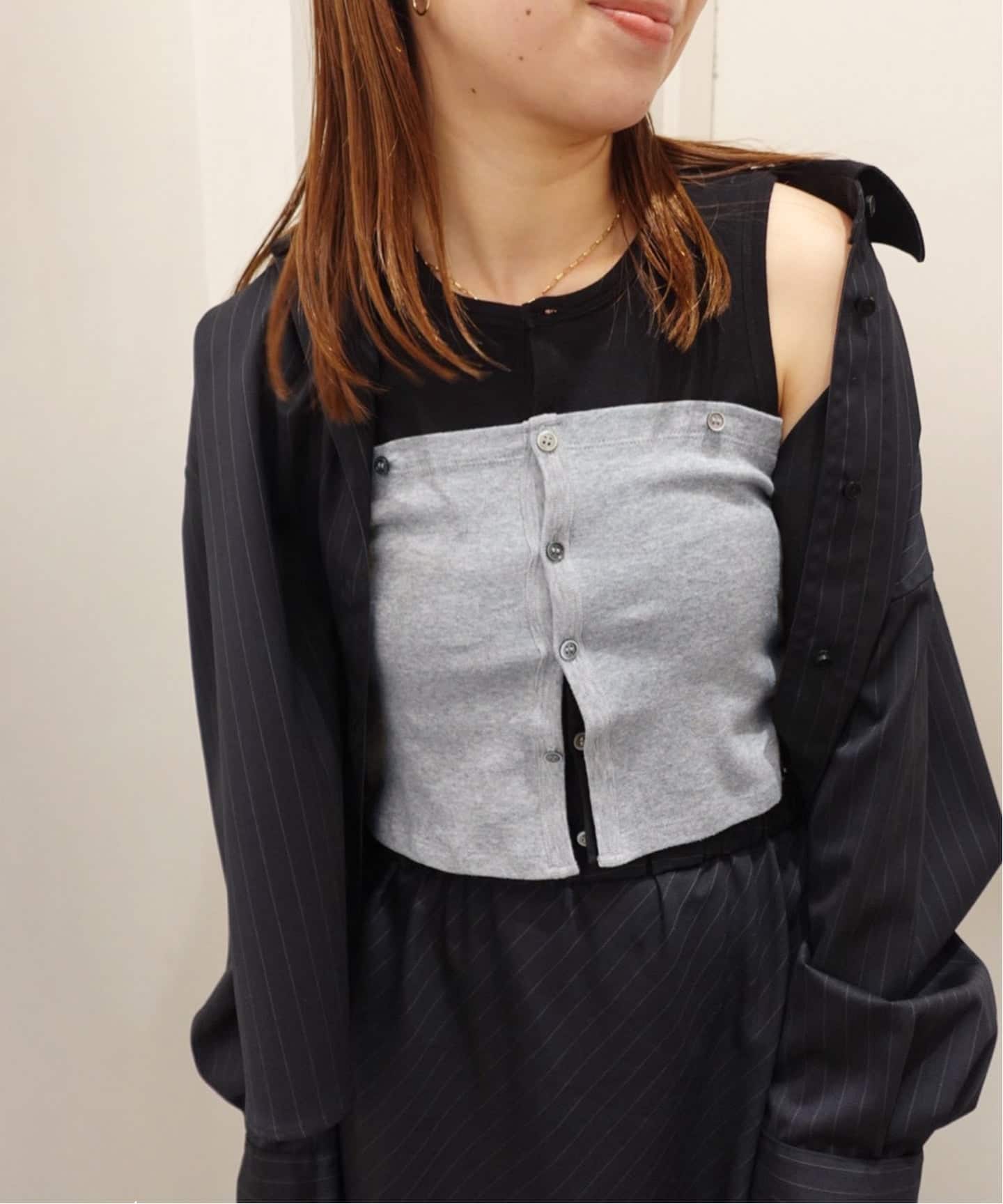 kayle tanktop　タンクトップ ケイル KAYLE/ケイル HIGH GAUGE RIB DETACHABLE タンクトップ（タンクトップ