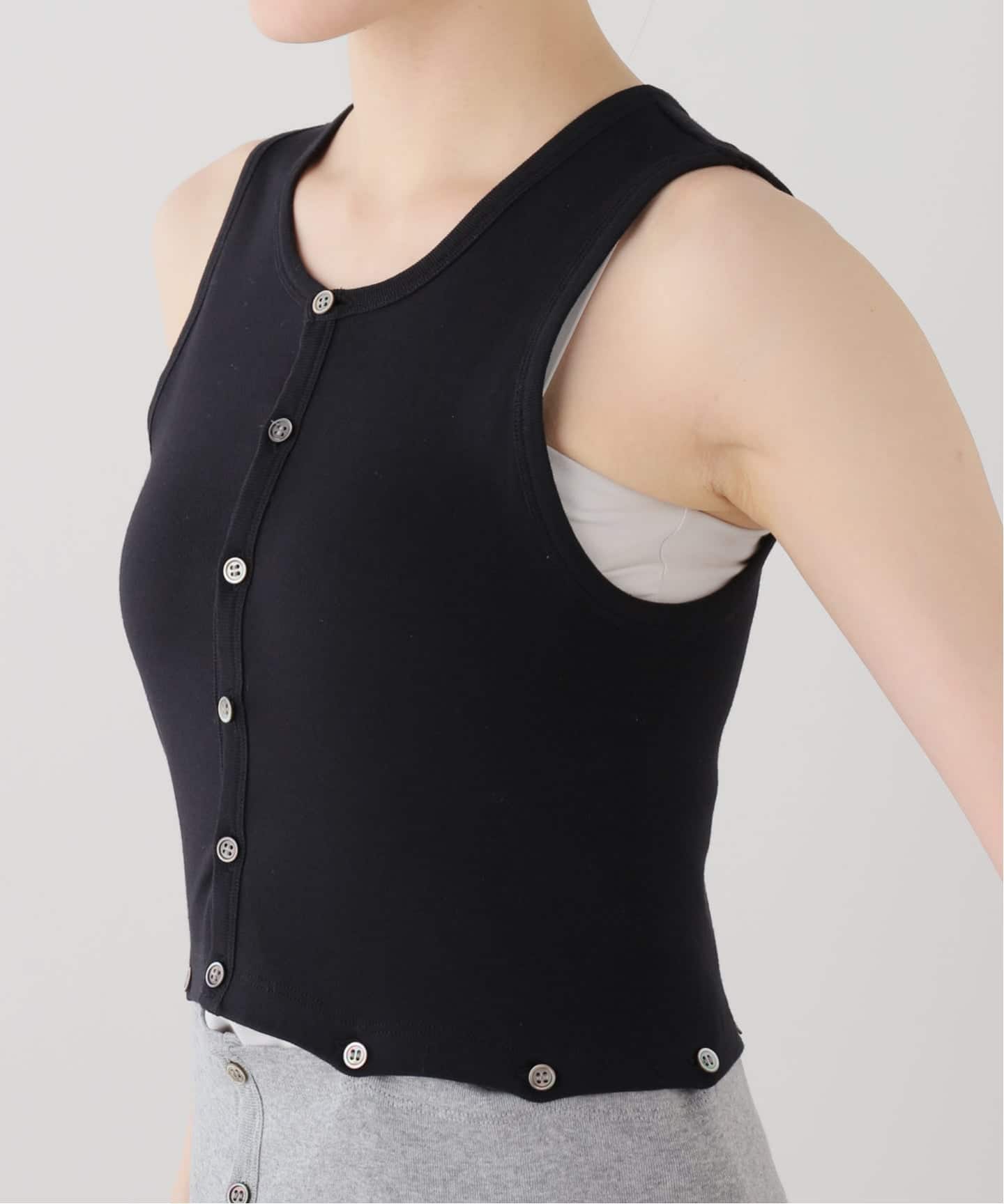 kayle tanktop　タンクトップ ケイル KAYLE/ケイル HIGH GAUGE RIB DETACHABLE タンクトップ（タンクトップ