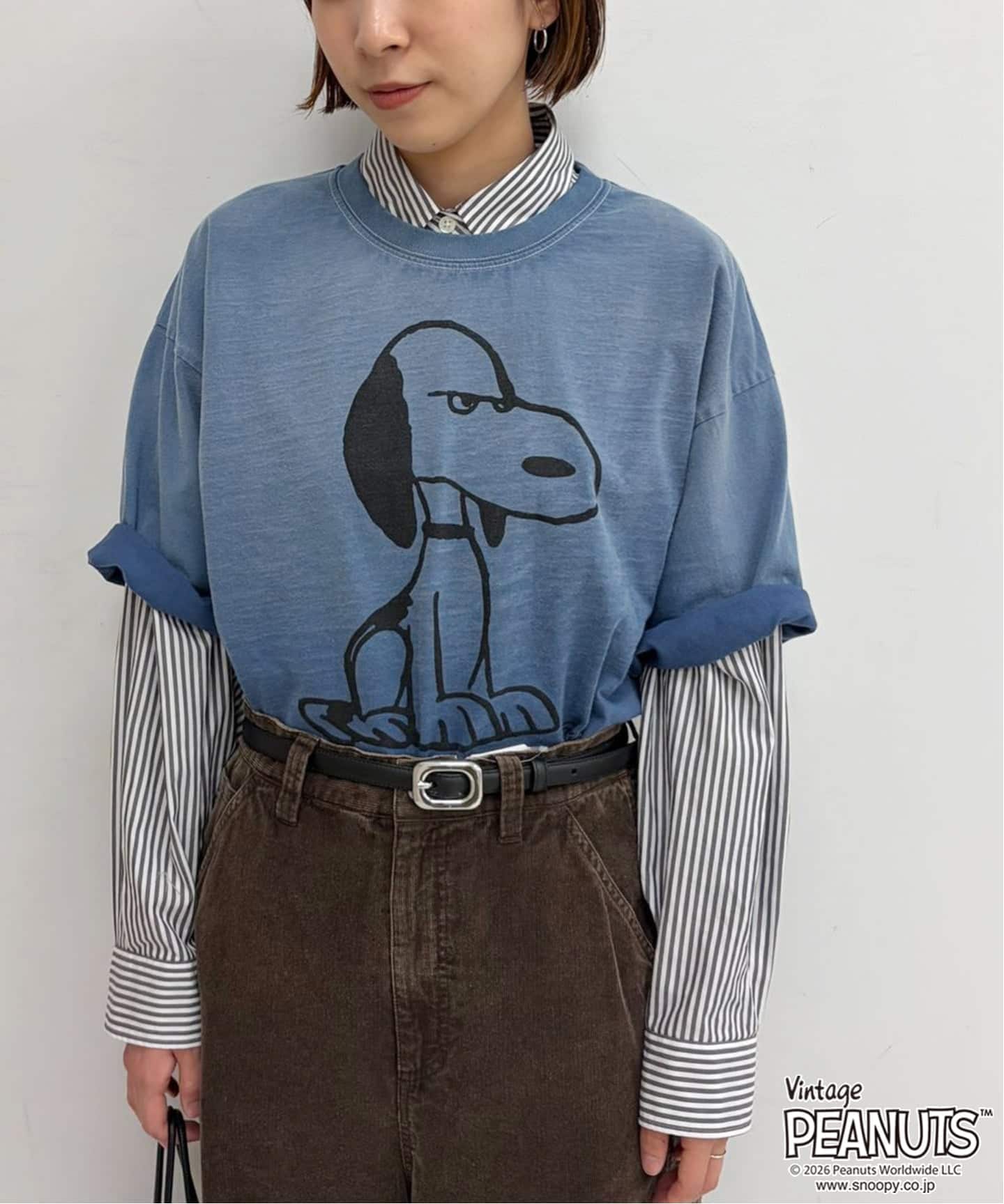JOHNBULL/ジョンブル PEANUTS SNOOPY TEE（Tシャツ／カットソー