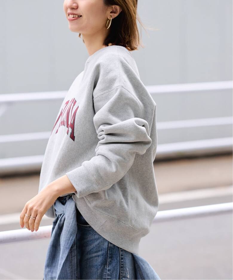 Champion 別注リバースウィーブ ロゴスウェットポケットプルオーバー 