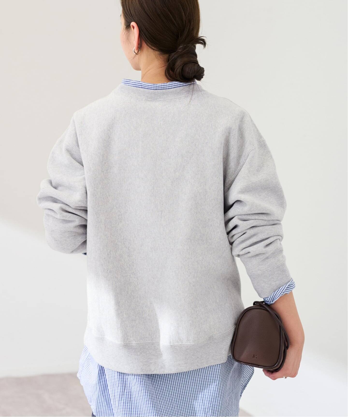 Champion 別注リバースウィーブ ロゴスウェットポケットプルオーバー 