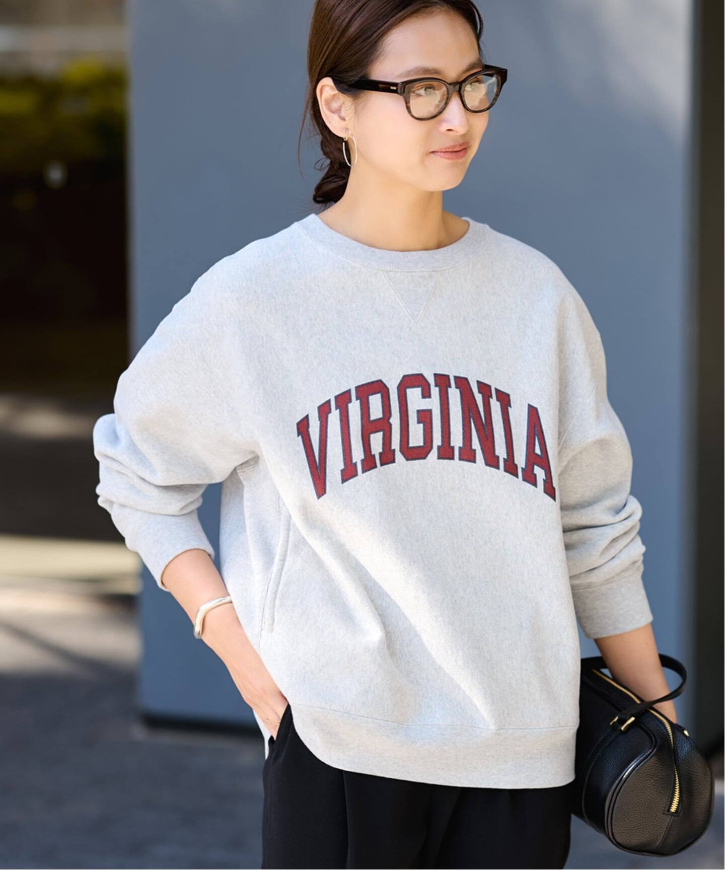 Champion 別注リバースウィーブ ロゴスウェットポケットプルオーバー