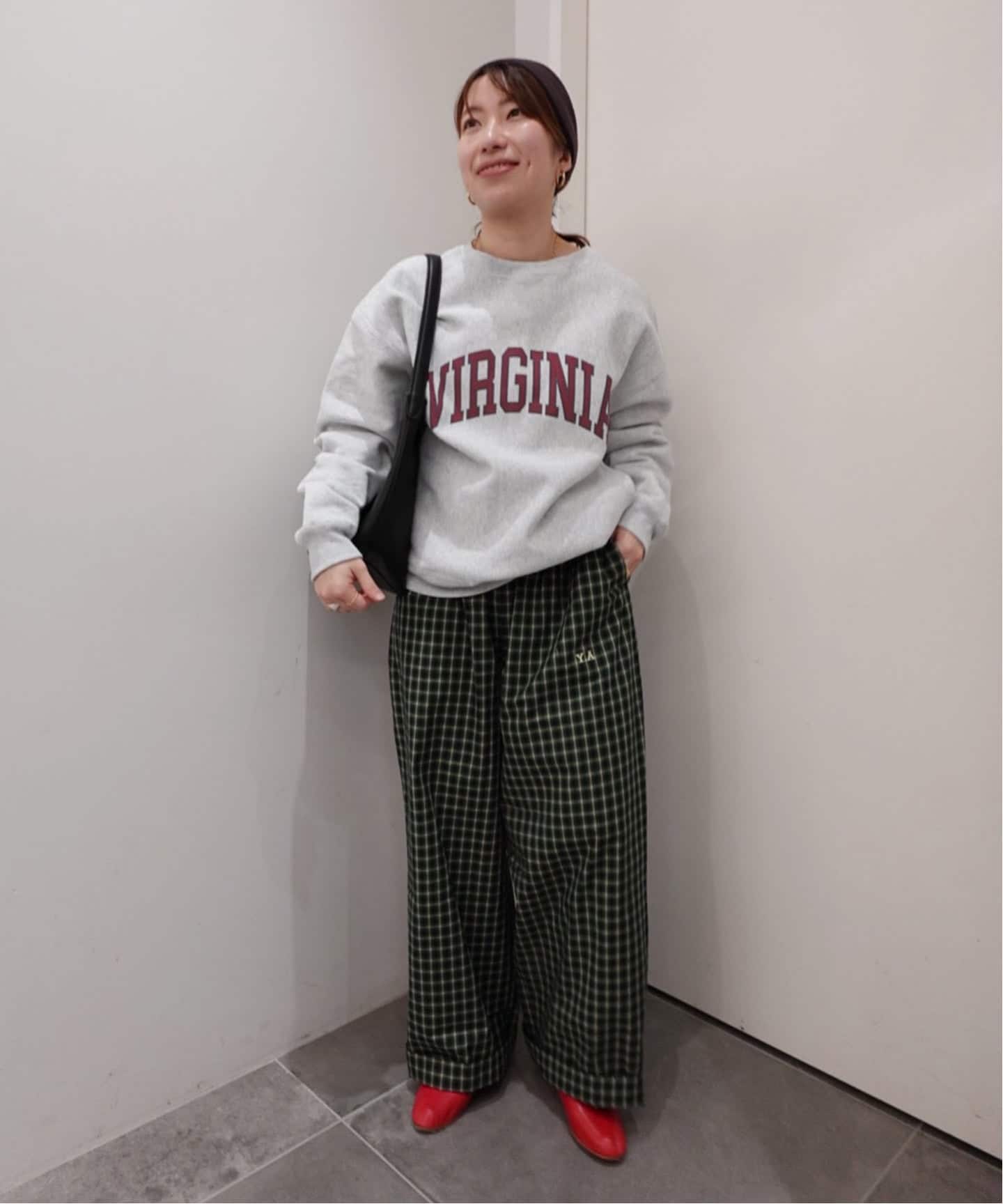 Champion 別注リバースウィーブ ロゴスウェットポケットプルオーバー